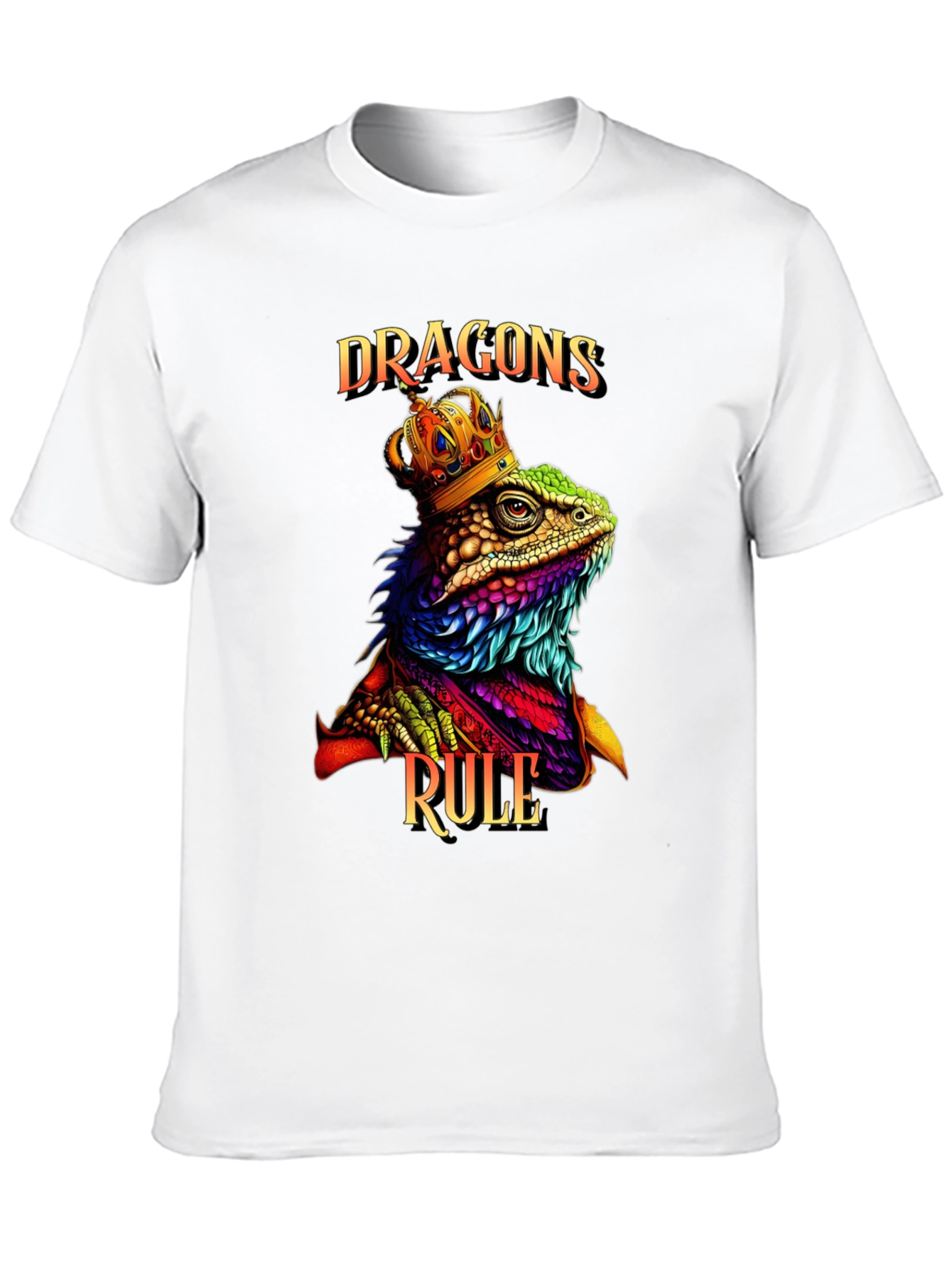 Dragons Rule Black Graphic Tee
