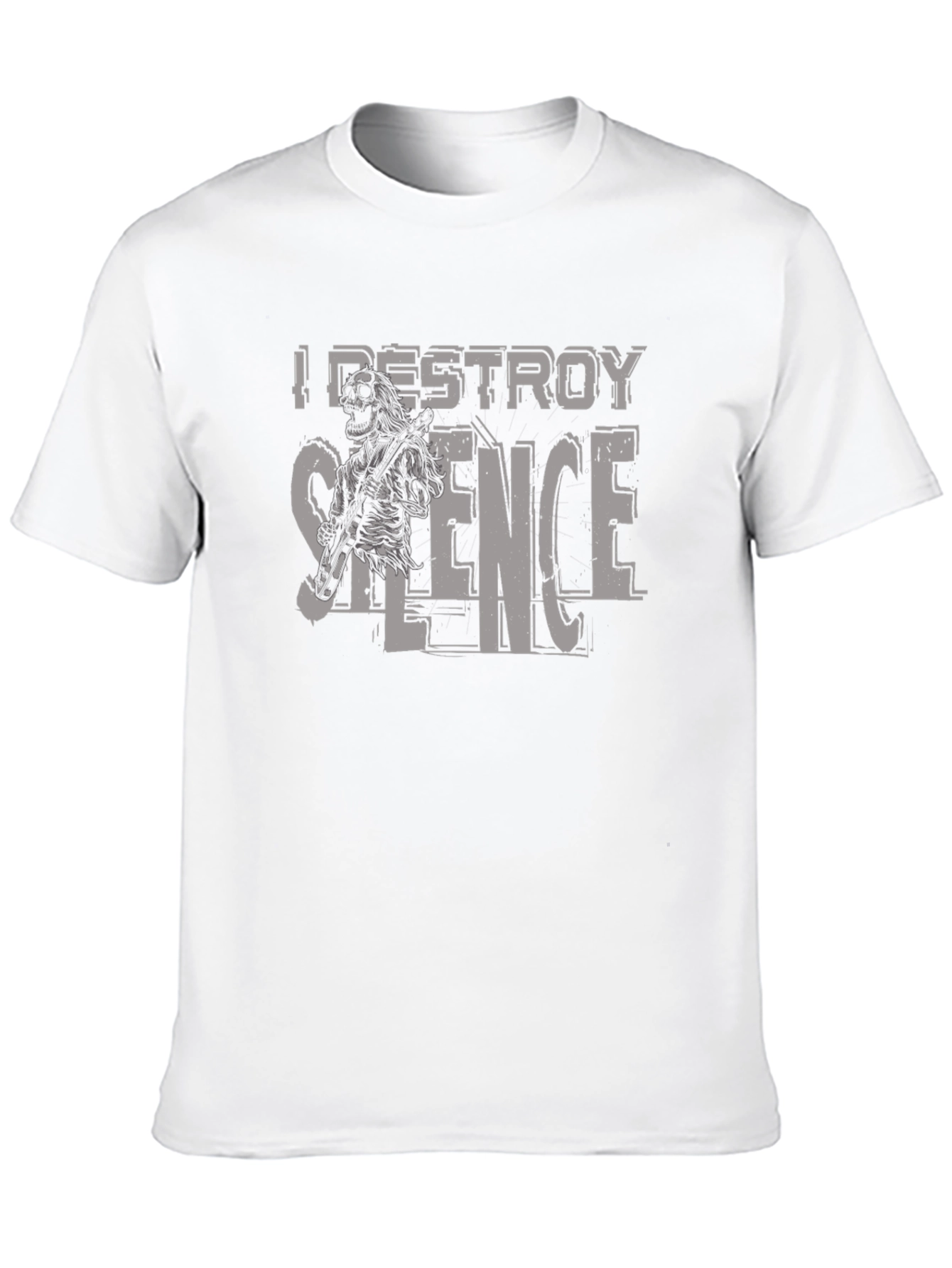 I Destroy Silence Graphic Tee - Mens Black T-Shirt