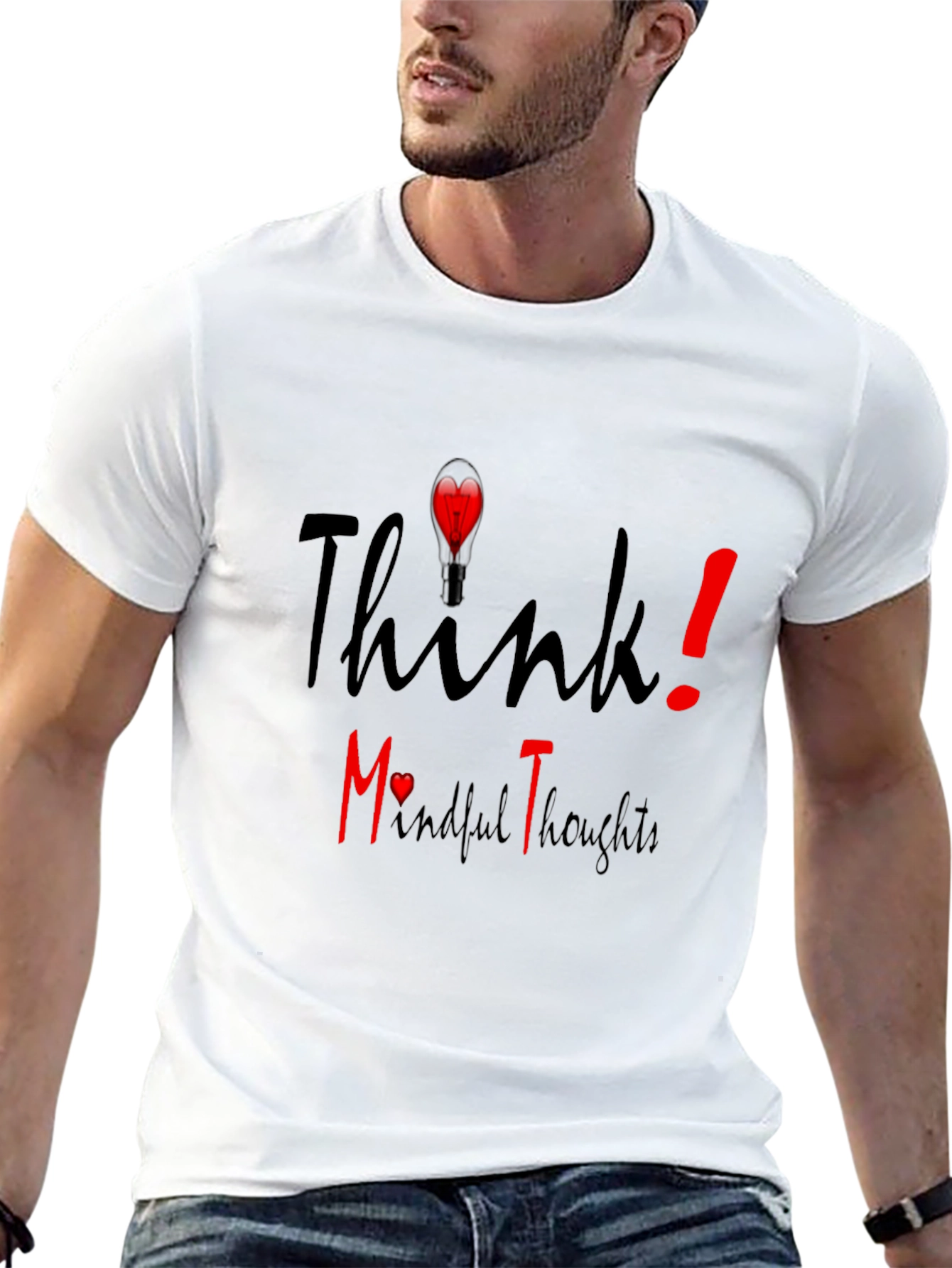 Think! Mindful Thoughts Graphic T-Shirt
