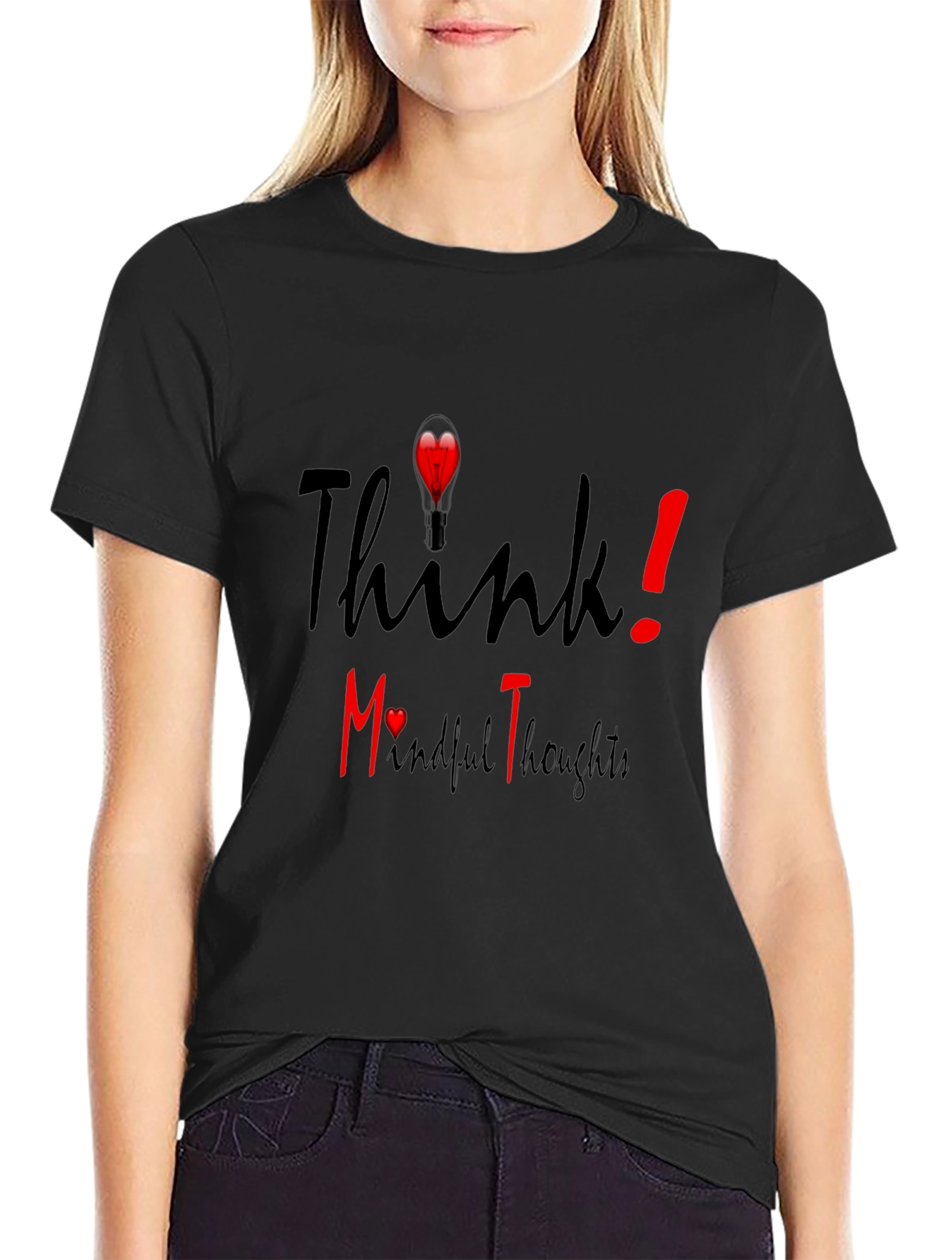 Think! Mindful Thoughts Graphic T-Shirt