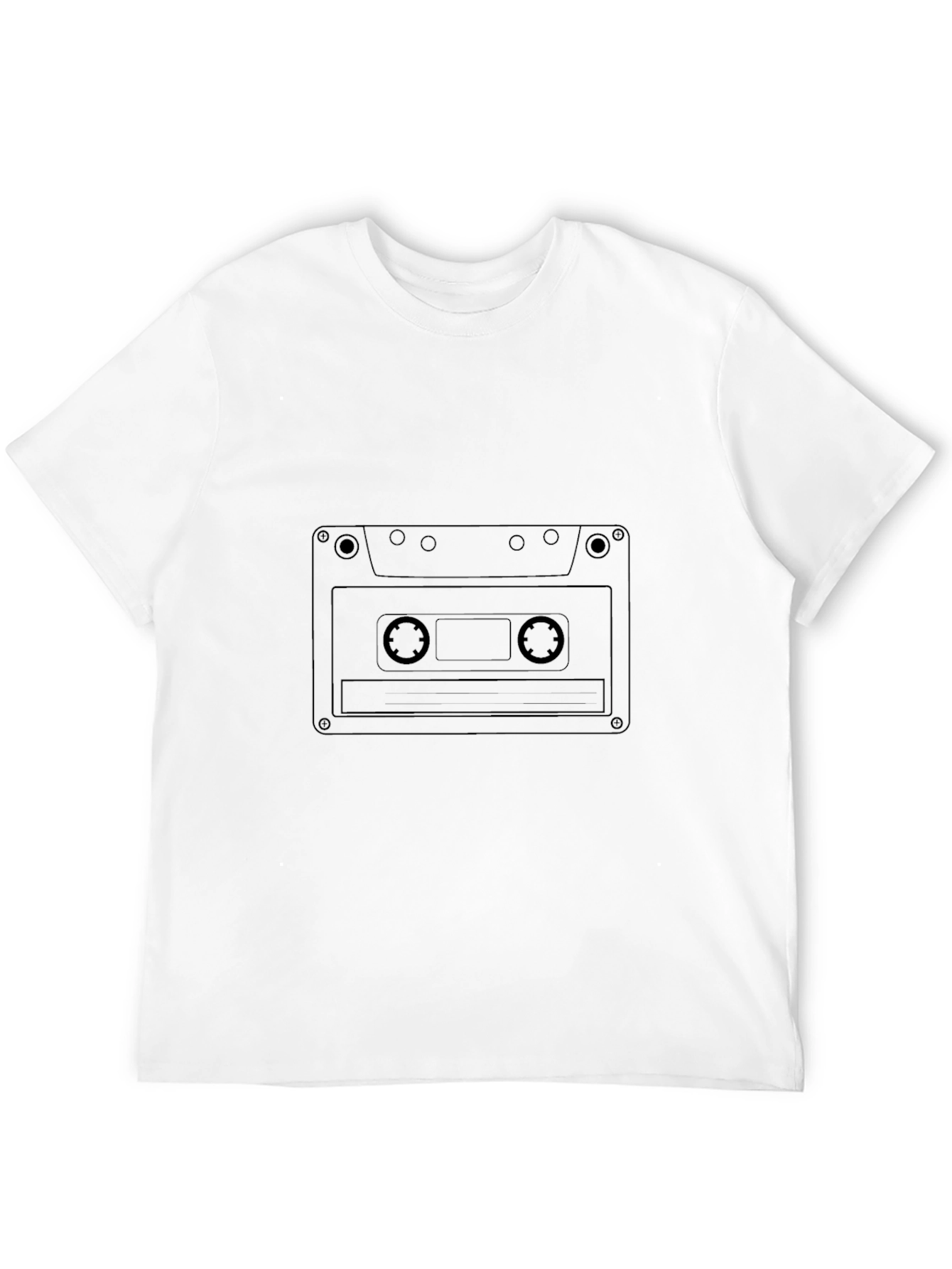 Retro Cassette Tape T-Shirt - Classic Music Lover Tee