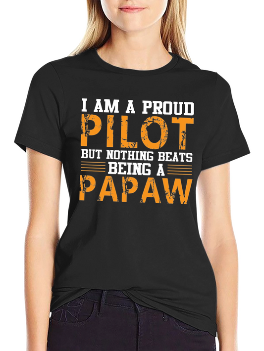 Proud Pilot Papaw T-Shirt