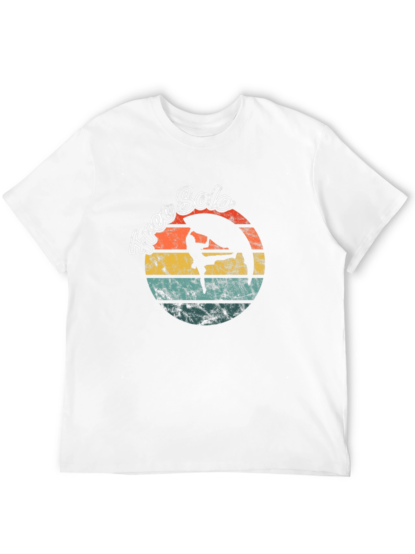 Free Solo Retro Graphic T-Shirt Rock Climbing