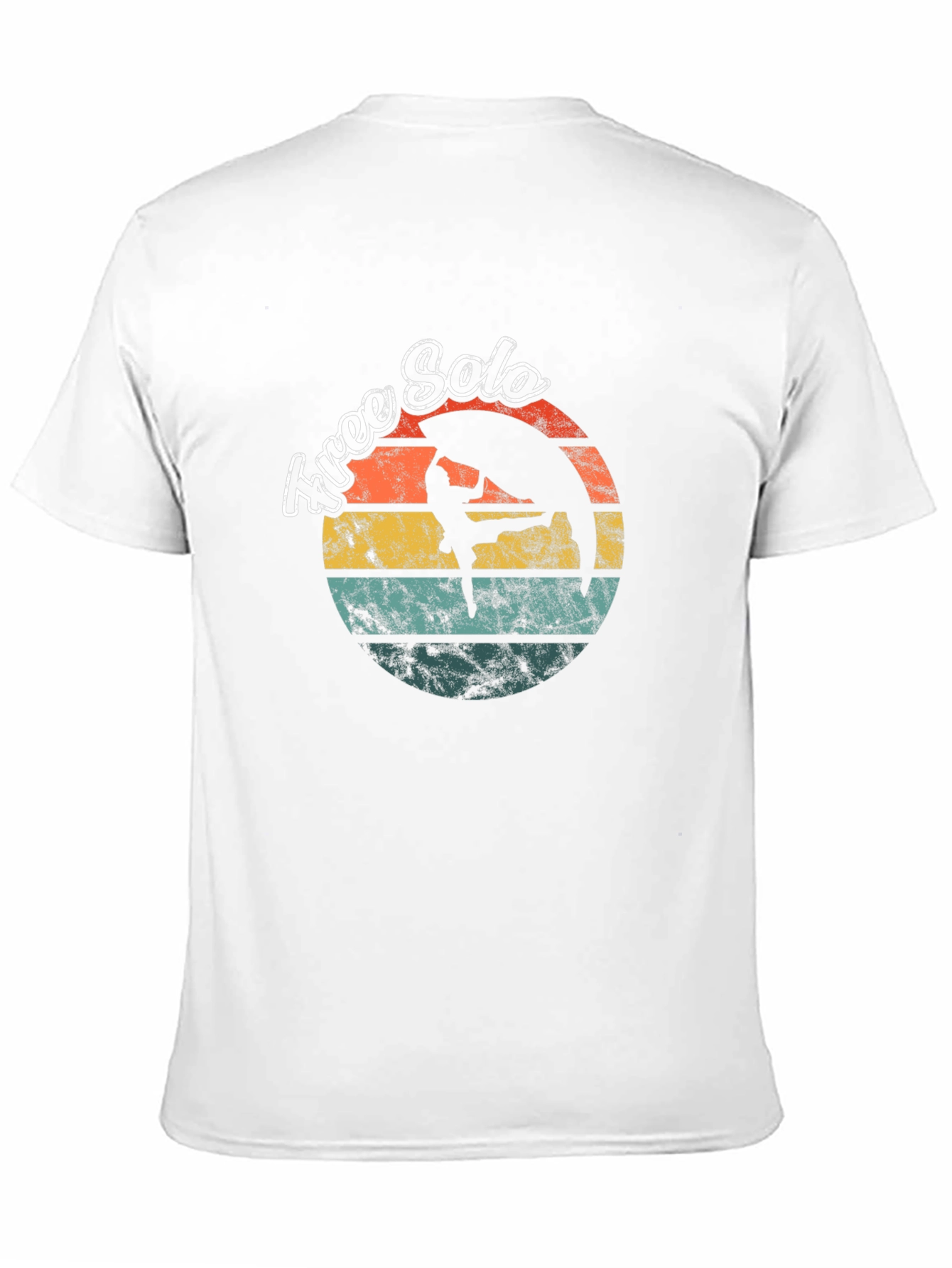 Free Solo Retro Graphic T-Shirt Rock Climbing