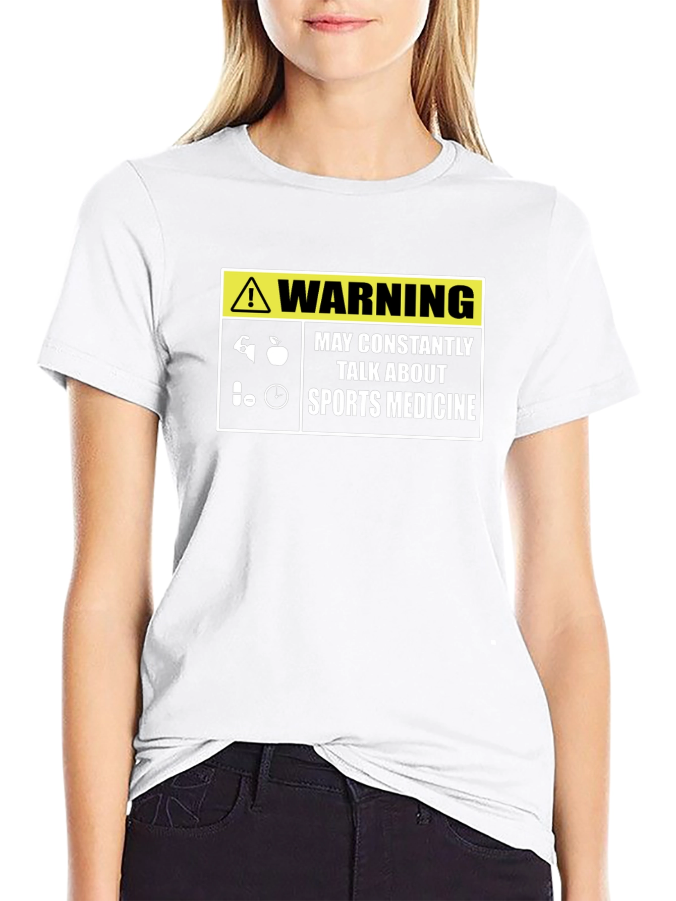 Sports Medicine Warning T-Shirt - Gym Fanatic Tee