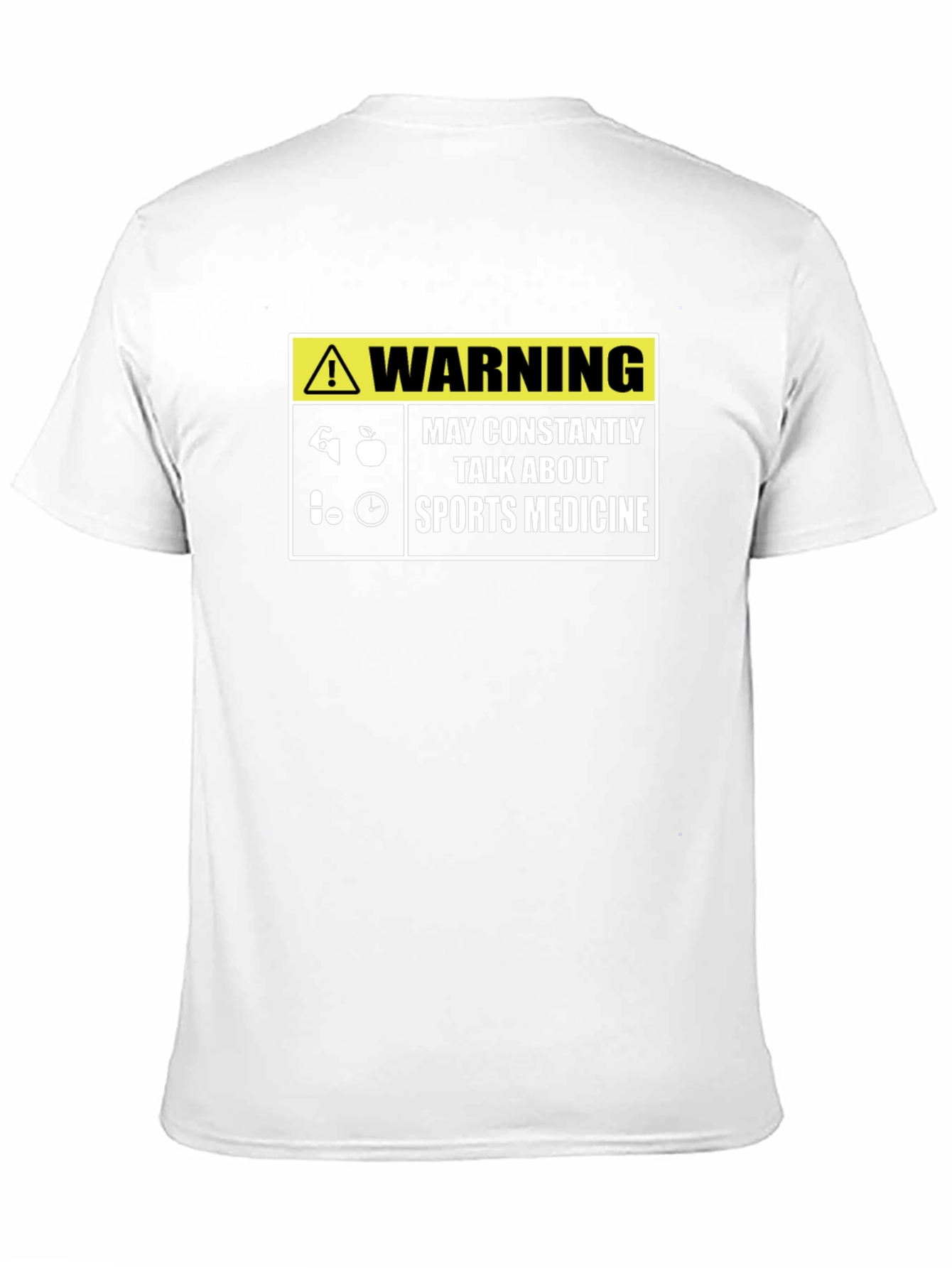 Sports Medicine Warning T-Shirt - Gym Fanatic Tee