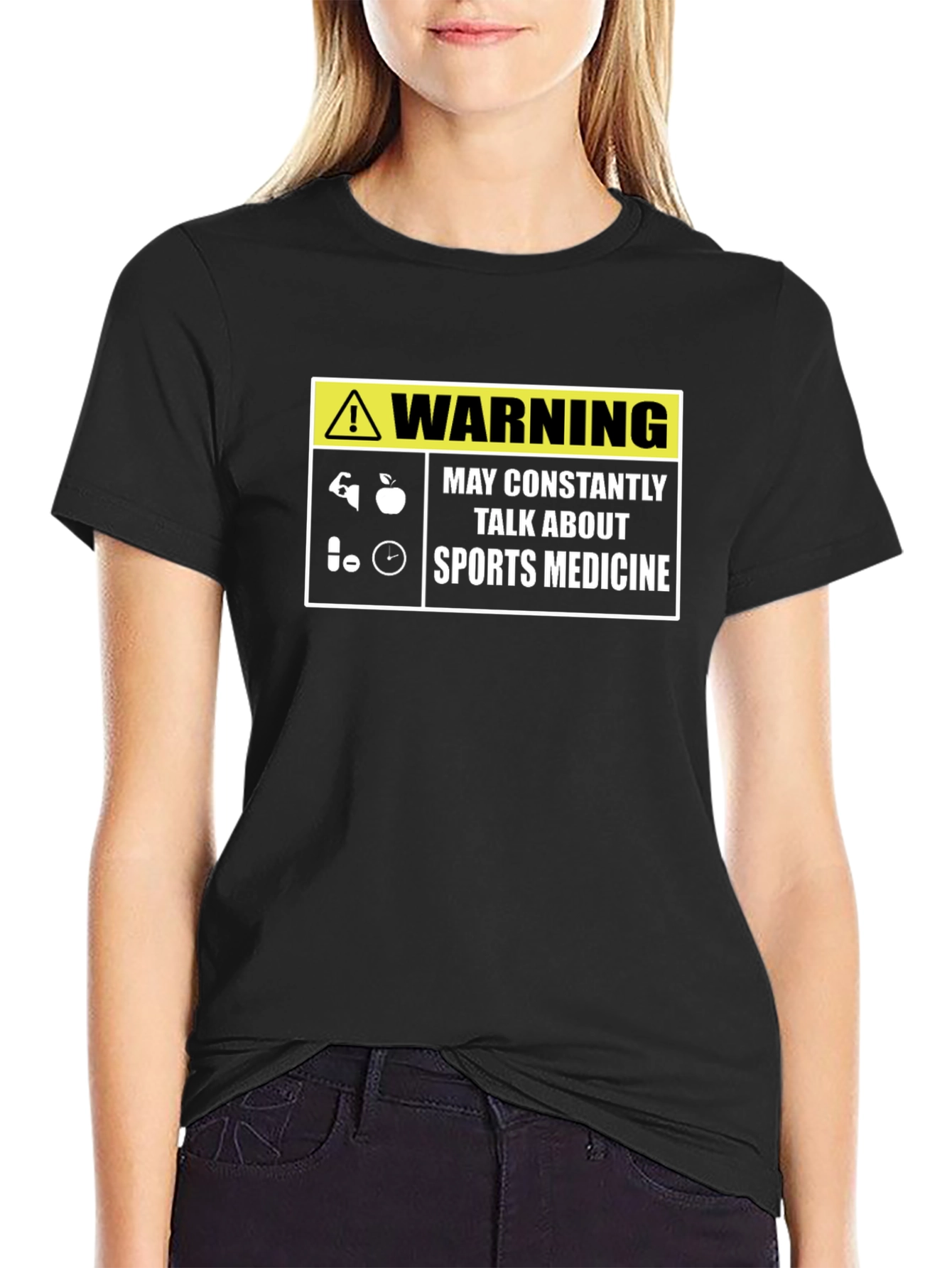 Sports Medicine Warning T-Shirt - Gym Fanatic Tee