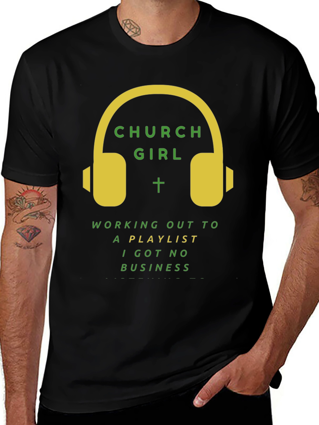 Church Girl Playlist T-Shirt