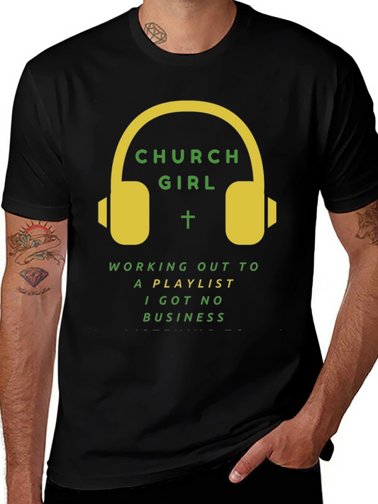 Church Girl Playlist T-Shirt