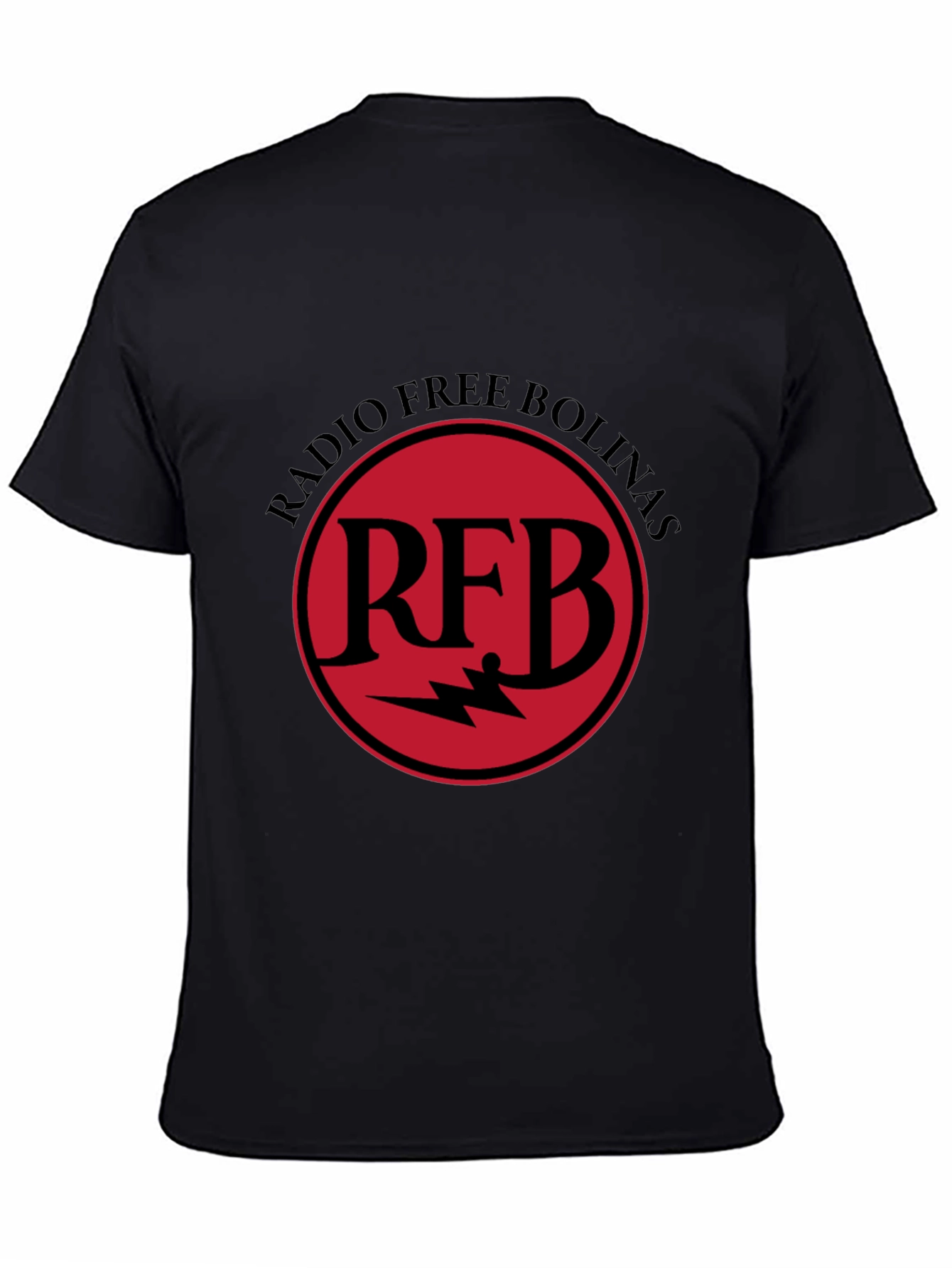Radio Free Bolinas Black Graphic Tee