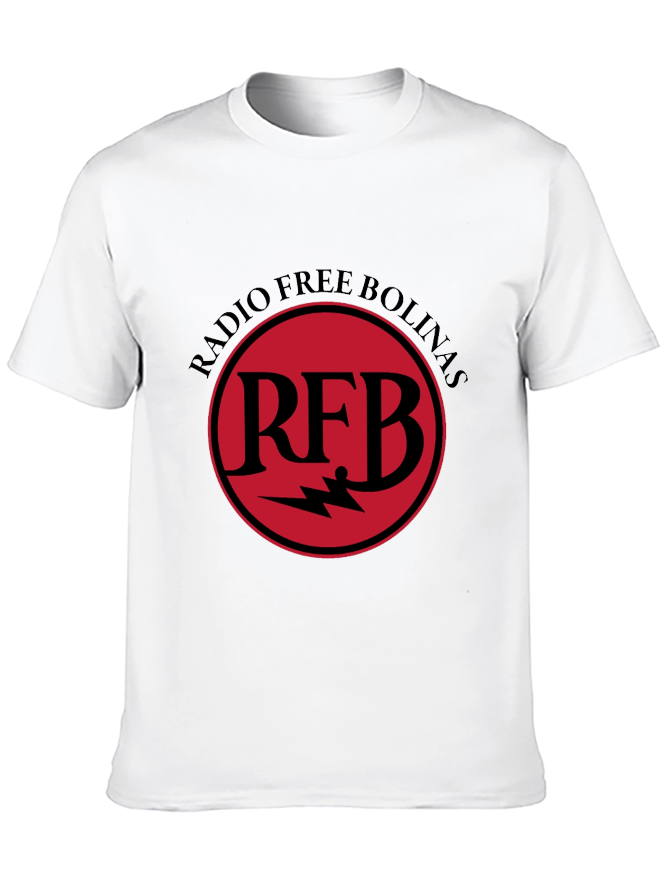 Radio Free Bolinas Black Graphic Tee