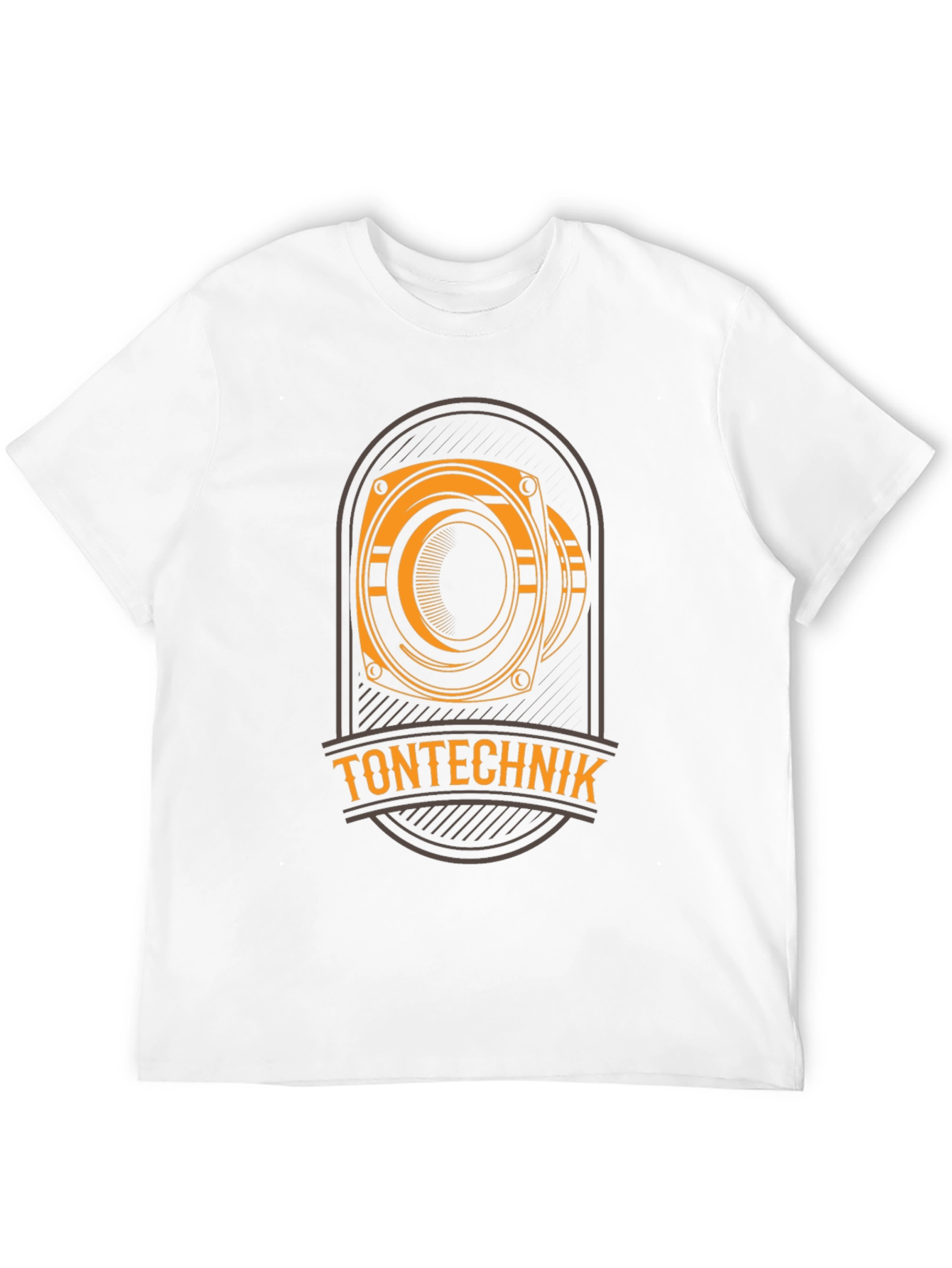 Tontechnik Black Graphic T-Shirt - Speaker Design