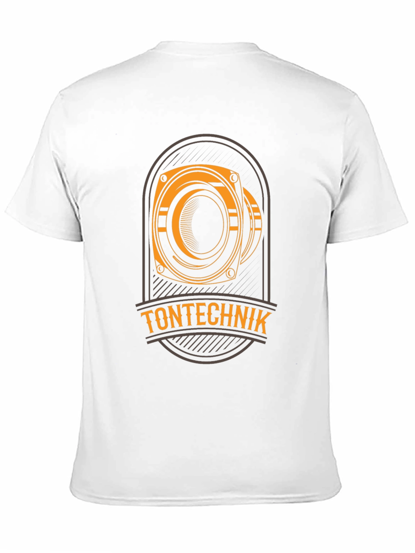 Tontechnik Black Graphic T-Shirt - Speaker Design