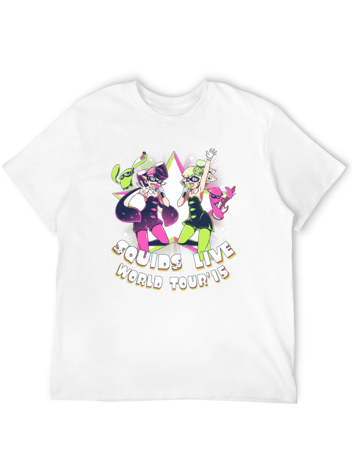 Squids Live World Tour 15 Black T-Shirt