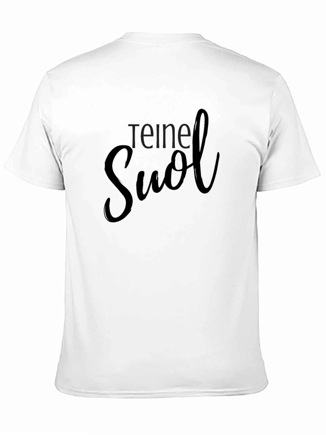 Teine Suol Black Graphic Tee