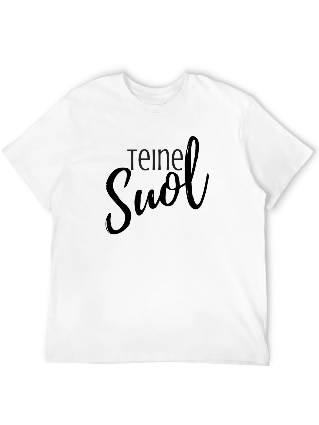 Teine Suol Black Graphic Tee