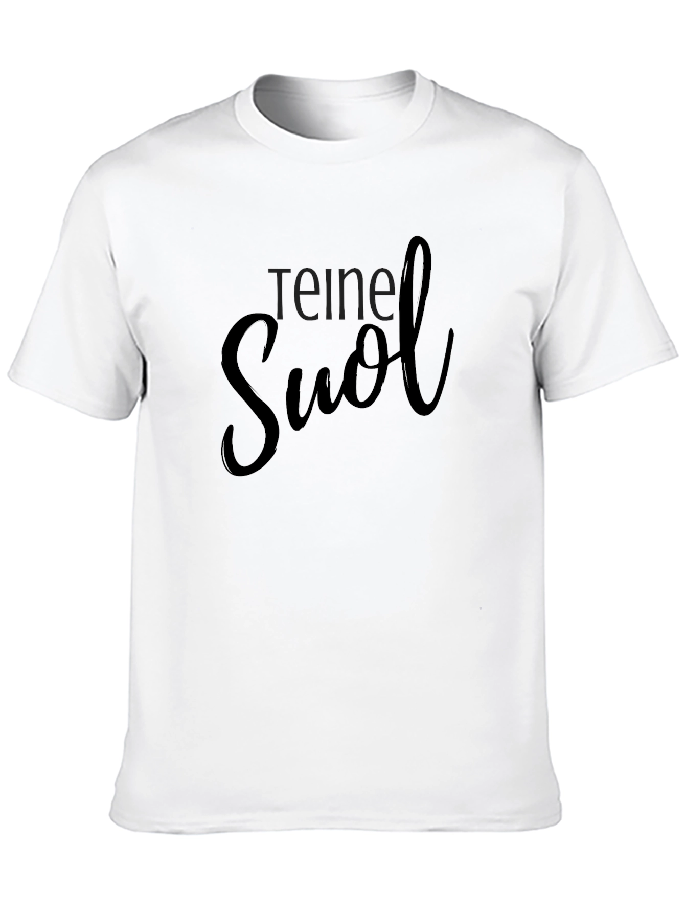 Teine Suol Black Graphic Tee