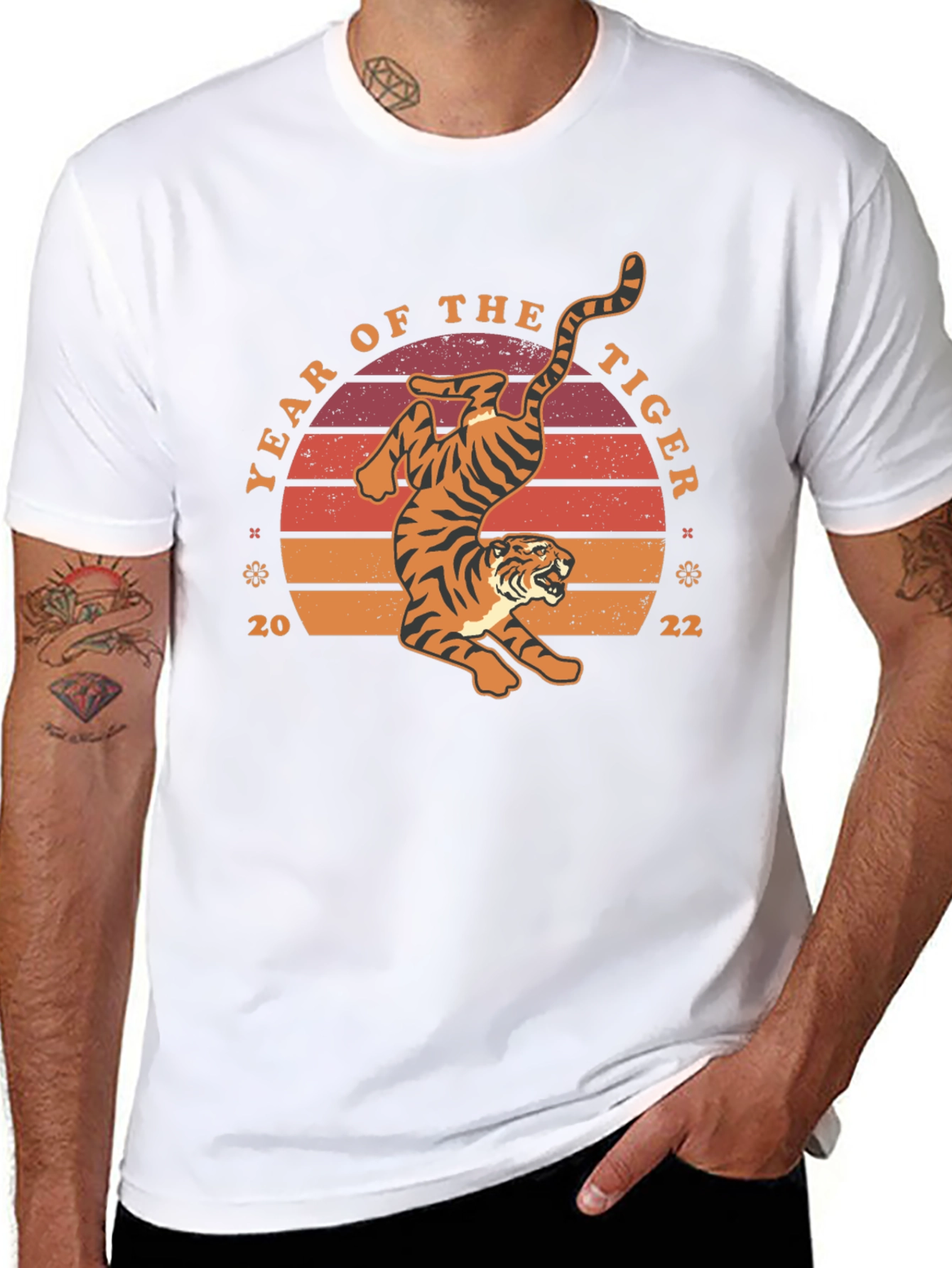 Year of the Tiger Graphic Tee - Black