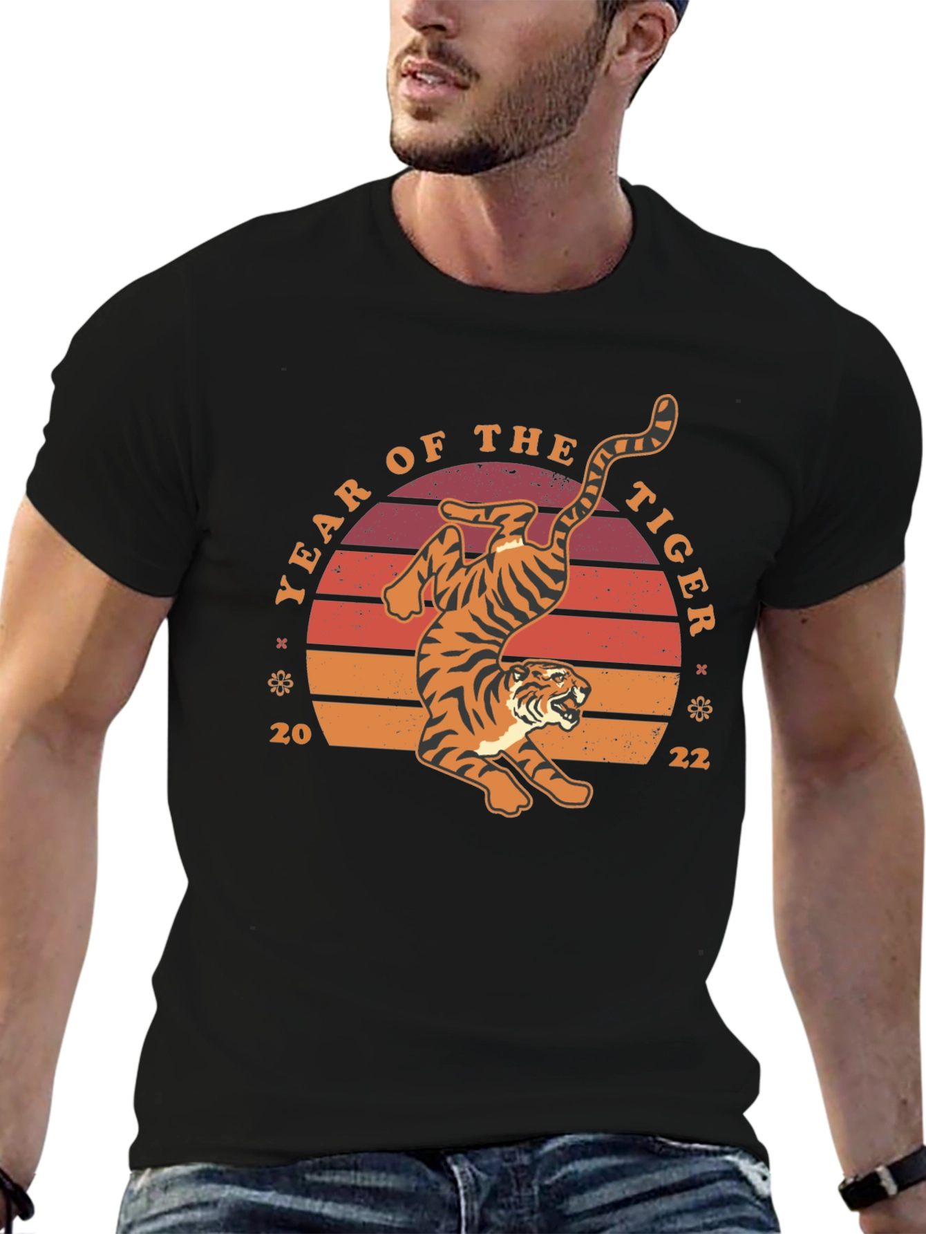 Year of the Tiger Graphic Tee - Black