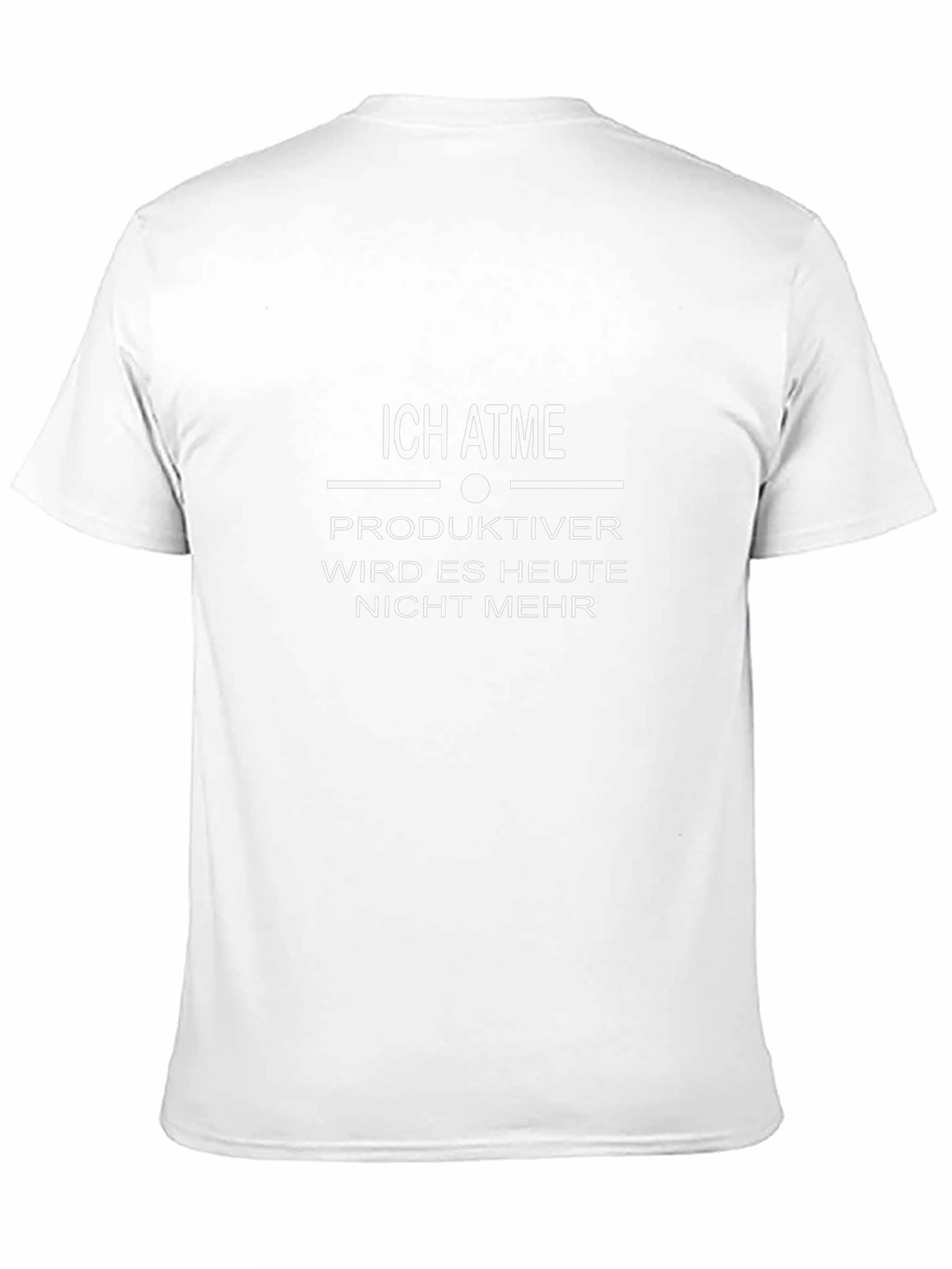 Ich Atme T-Shirt - German Funny Slogan Black Tee