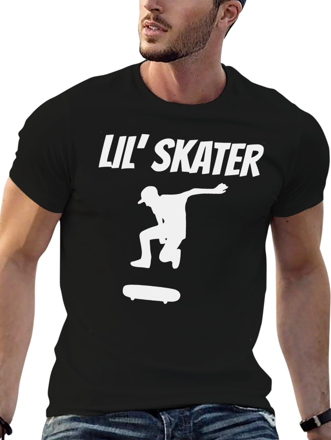 Lil Skater Graphic Tee - Cool Skateboard T-Shirt