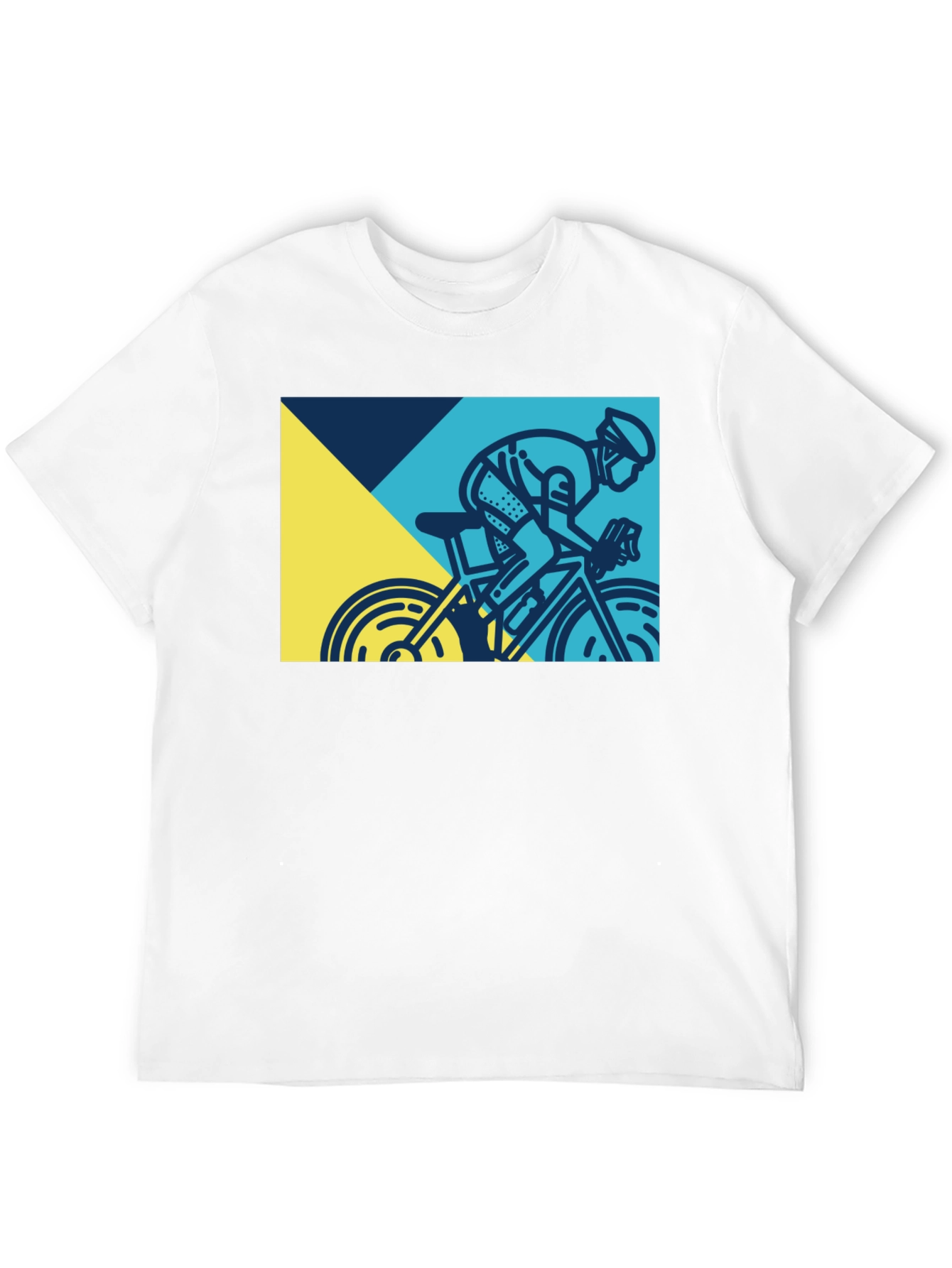 Cycling Graphic Tee - Mens Black T-Shirt