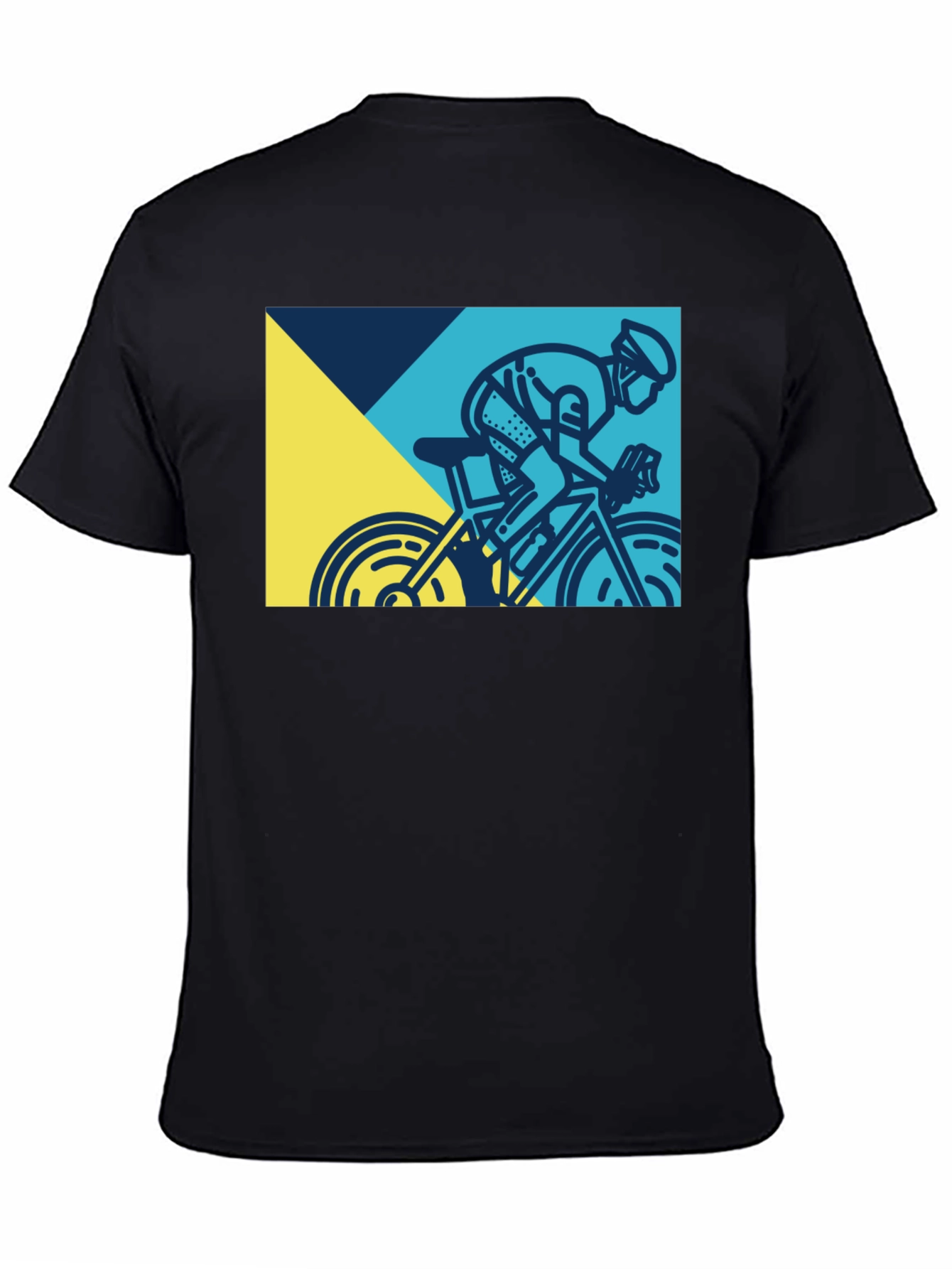 Cycling Graphic Tee - Mens Black T-Shirt