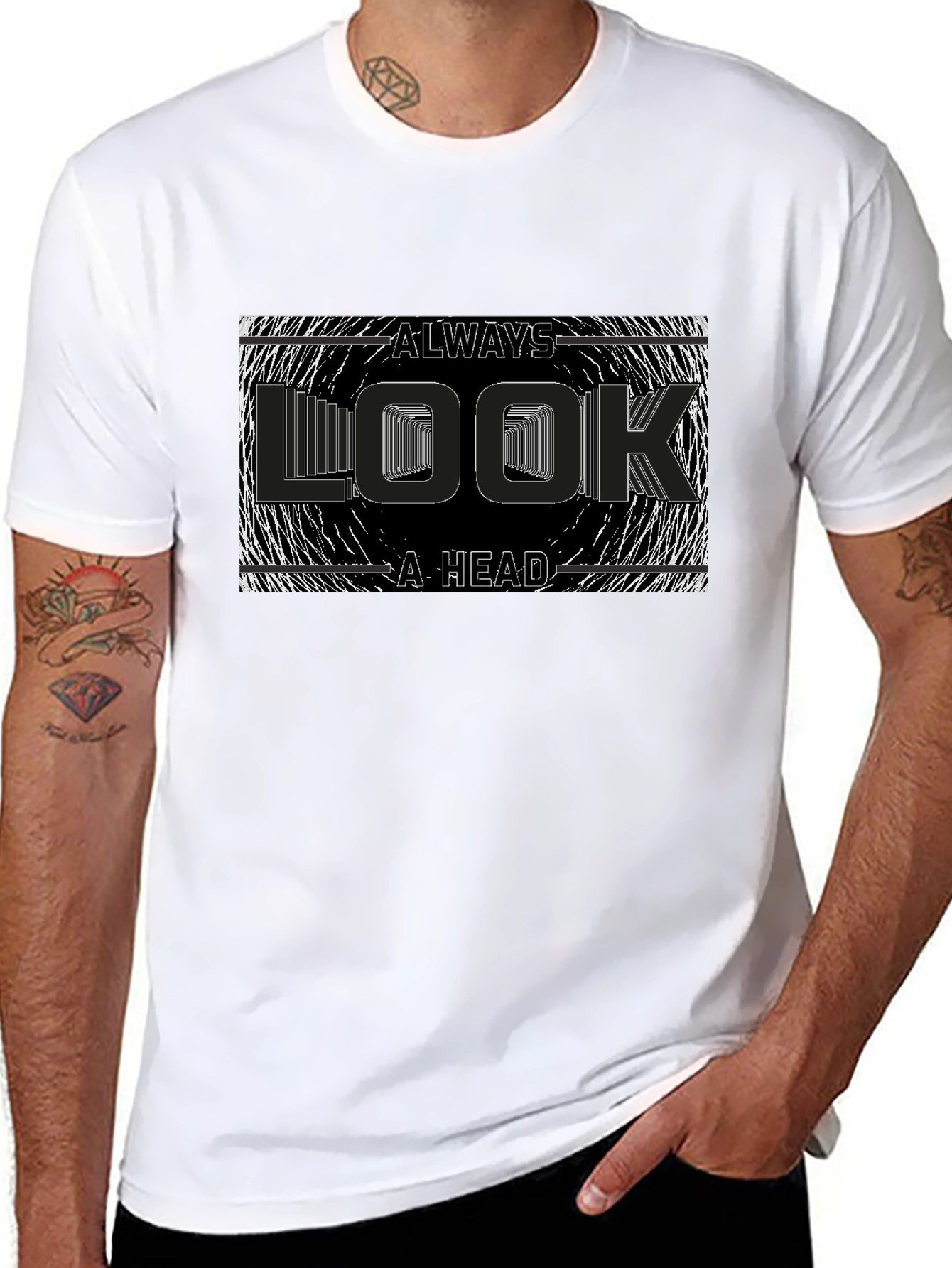 Always Look A Head Graphic Tee