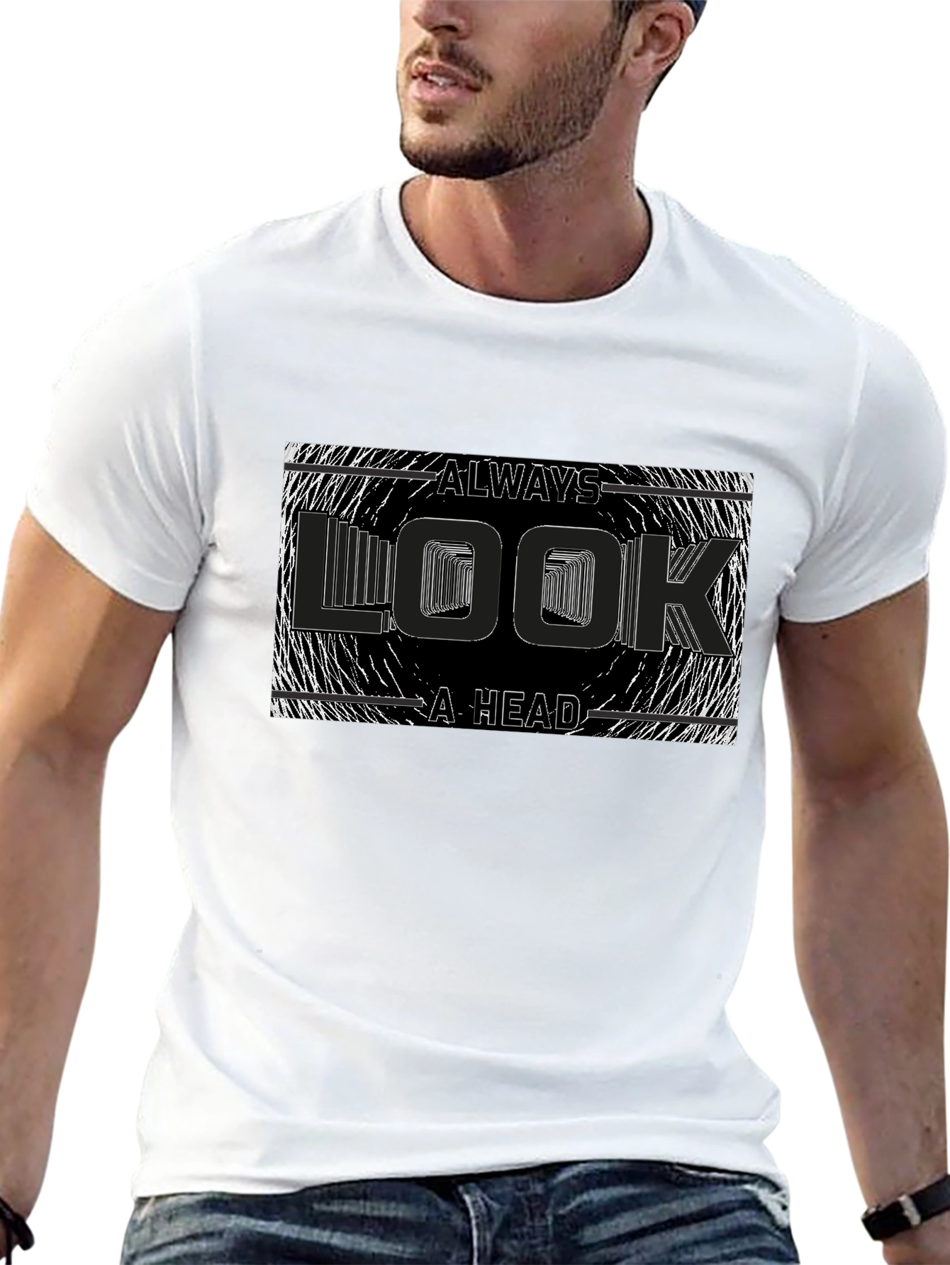 Always Look A Head Graphic Tee