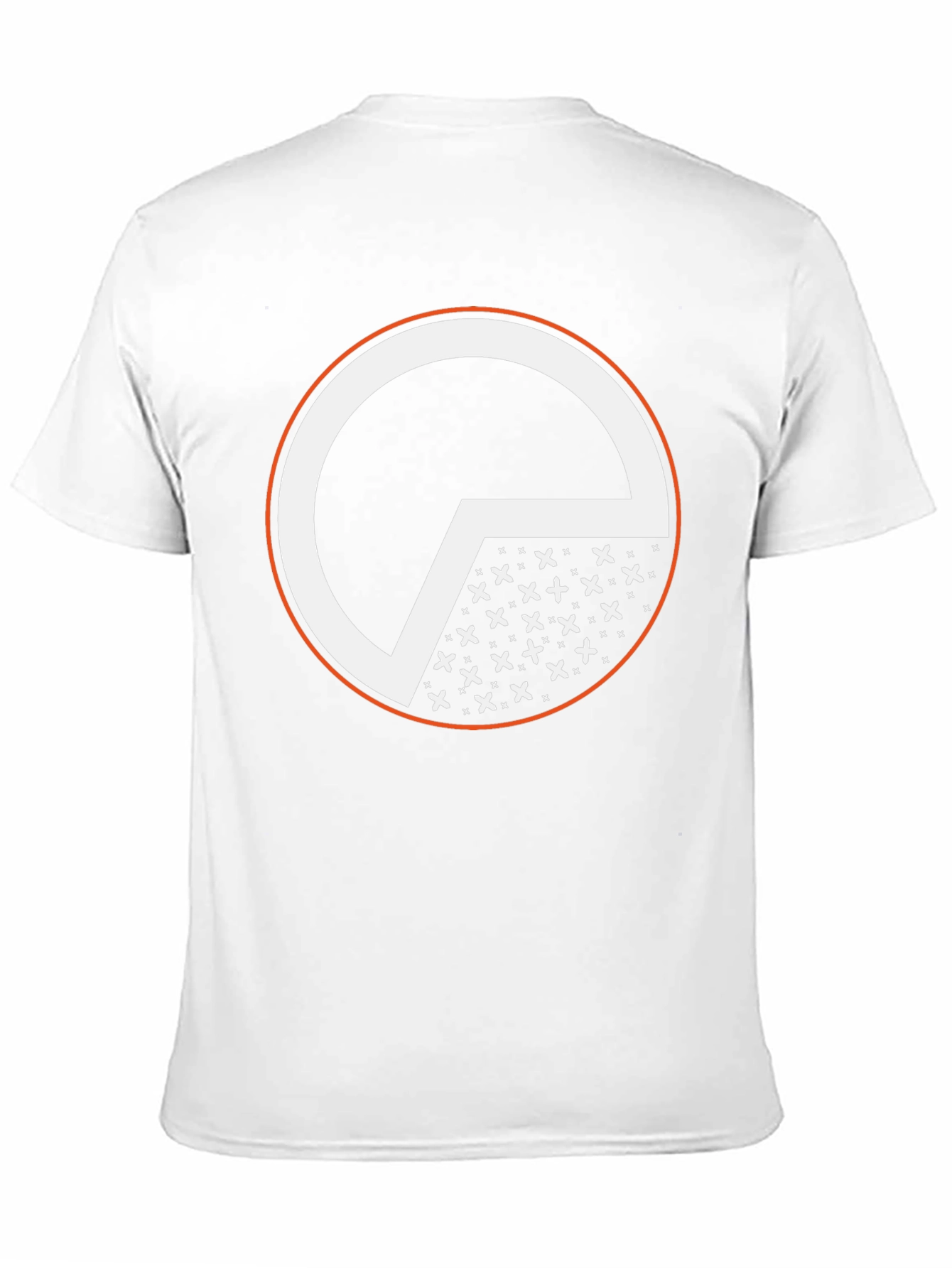 Graphic Tee: Black Circle Design Cotton T-Shirt