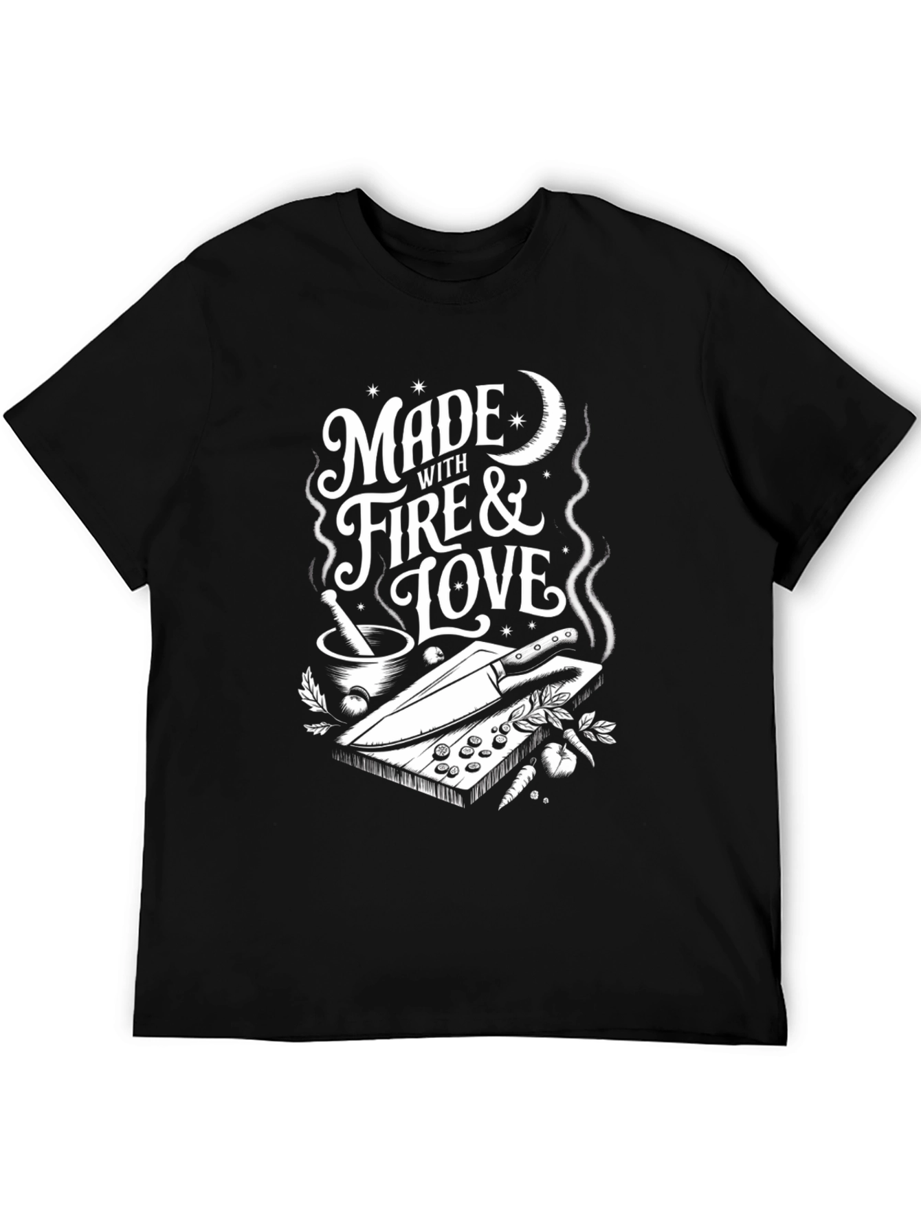 Made With Fire & Love Graphic T-Shirt