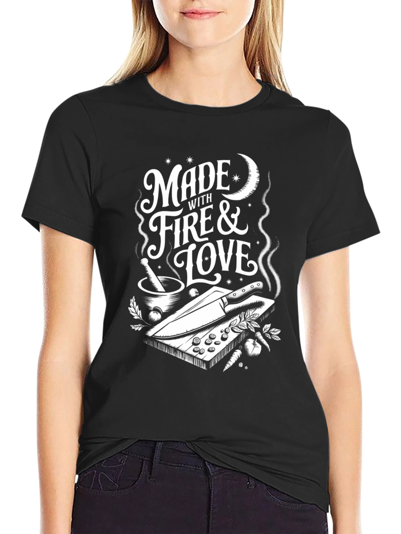 Made With Fire & Love Graphic T-Shirt