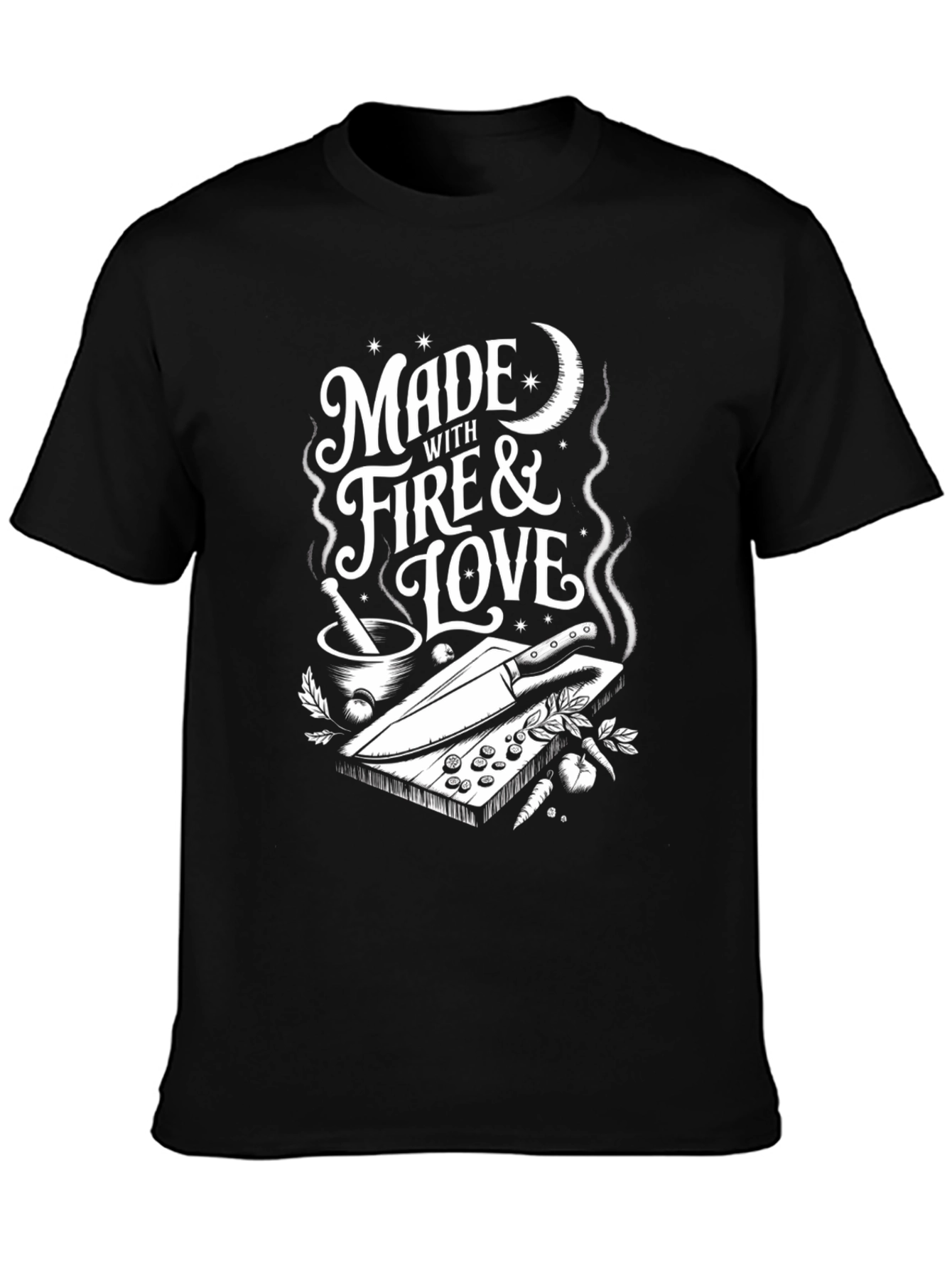 Made With Fire & Love Graphic T-Shirt
