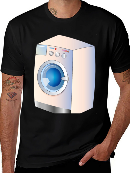 Washer Graphic Tee - Unique Design