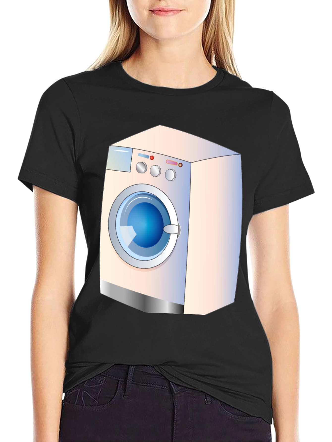 Washer Graphic Tee - Unique Design