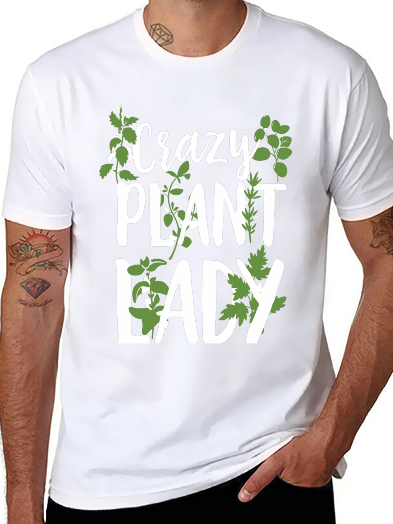 Crazy Plant Lady Graphic T-Shirt - Unisex