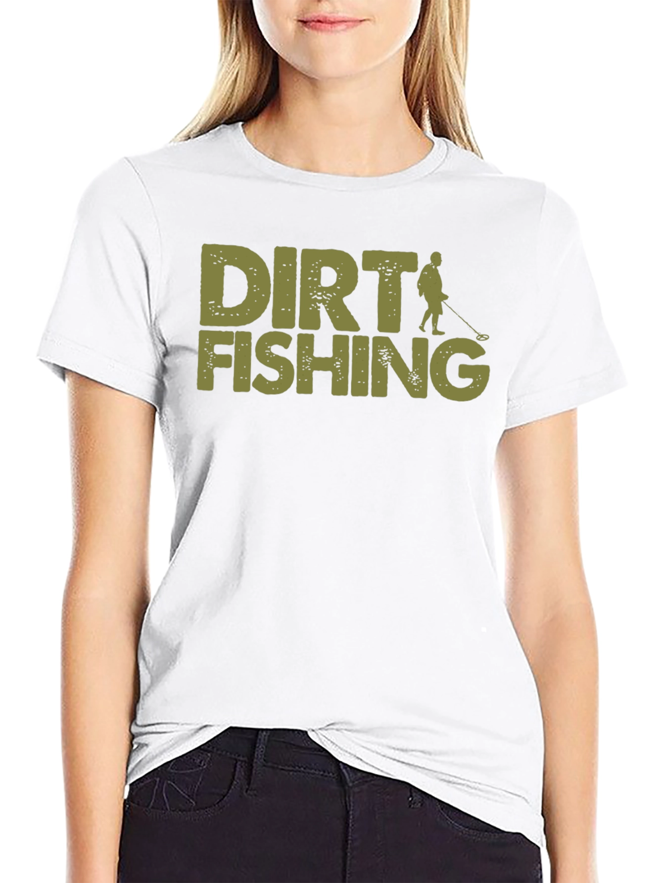 Dirt Fishing T-Shirt - Metal Detecting Hobby Tee