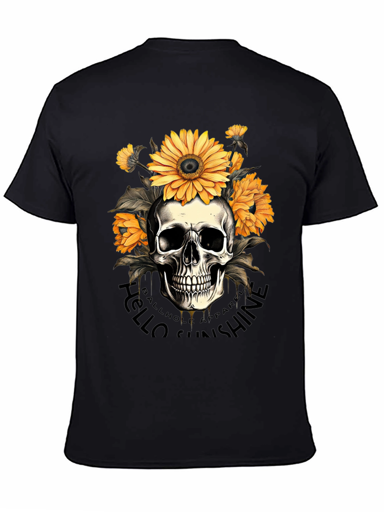 Skull & Sunflower Graphic Tee