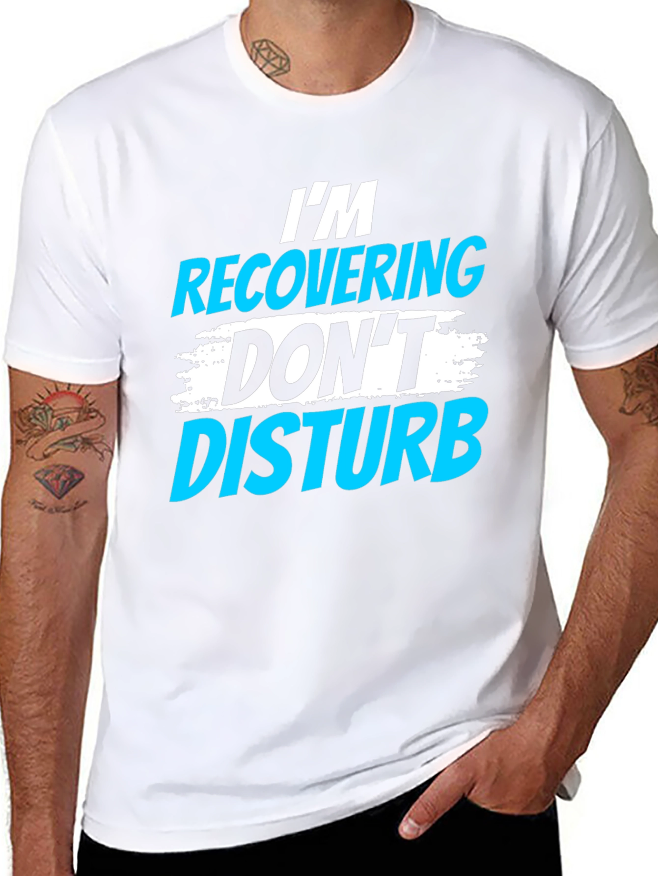 Im Recovering Dont Disturb Graphic T-Shirt