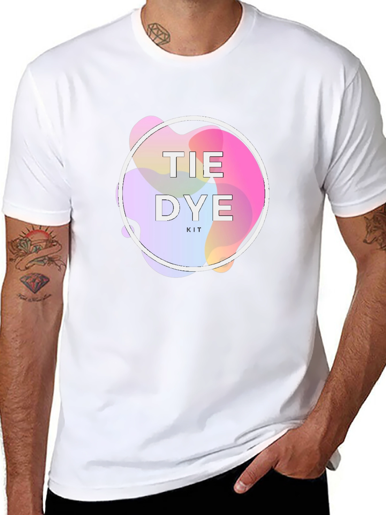 Tie Dye Kit T-Shirt - Trendy Graphic Tee