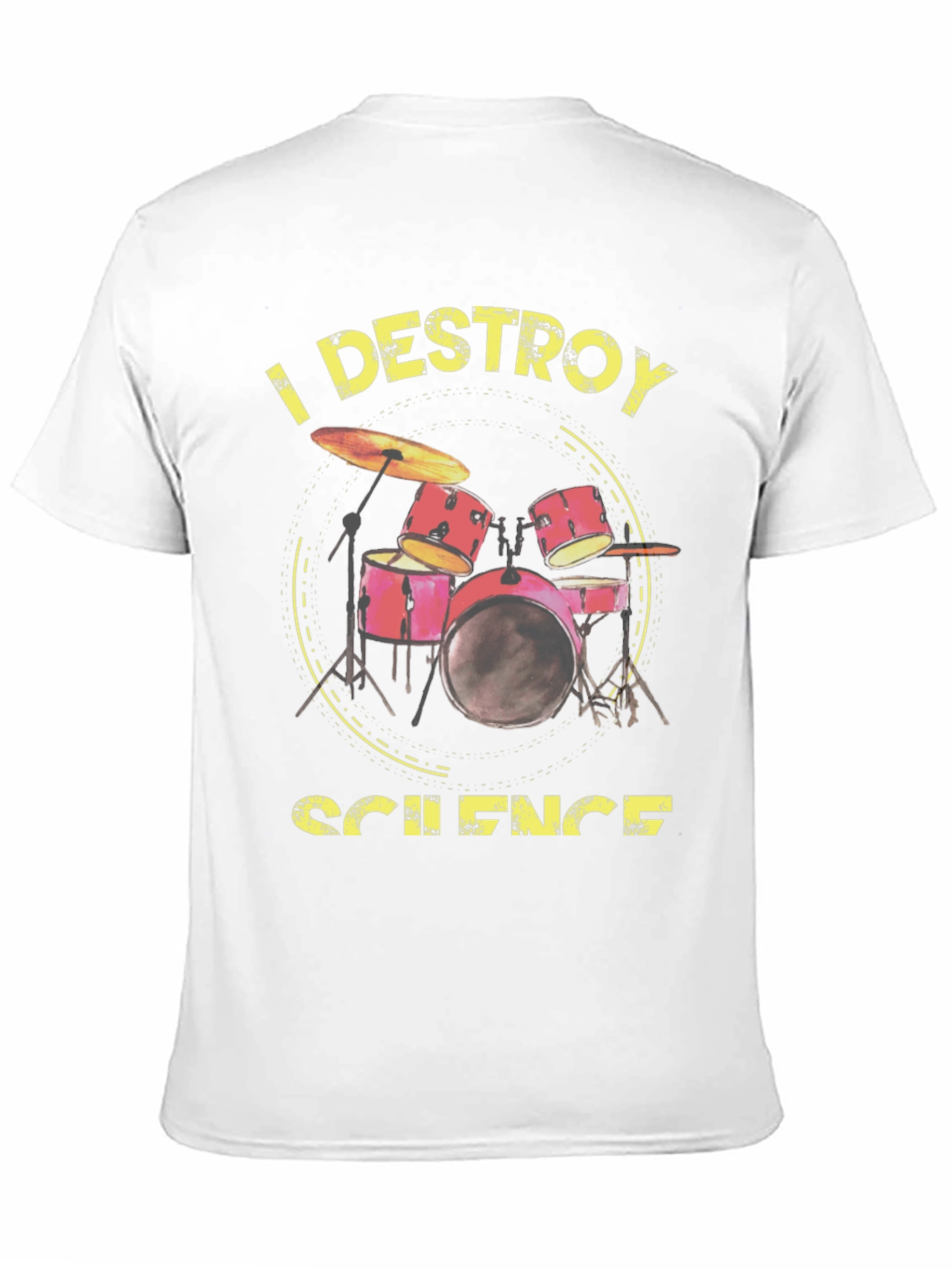 I Destroy Science Drummer Black T-Shirt