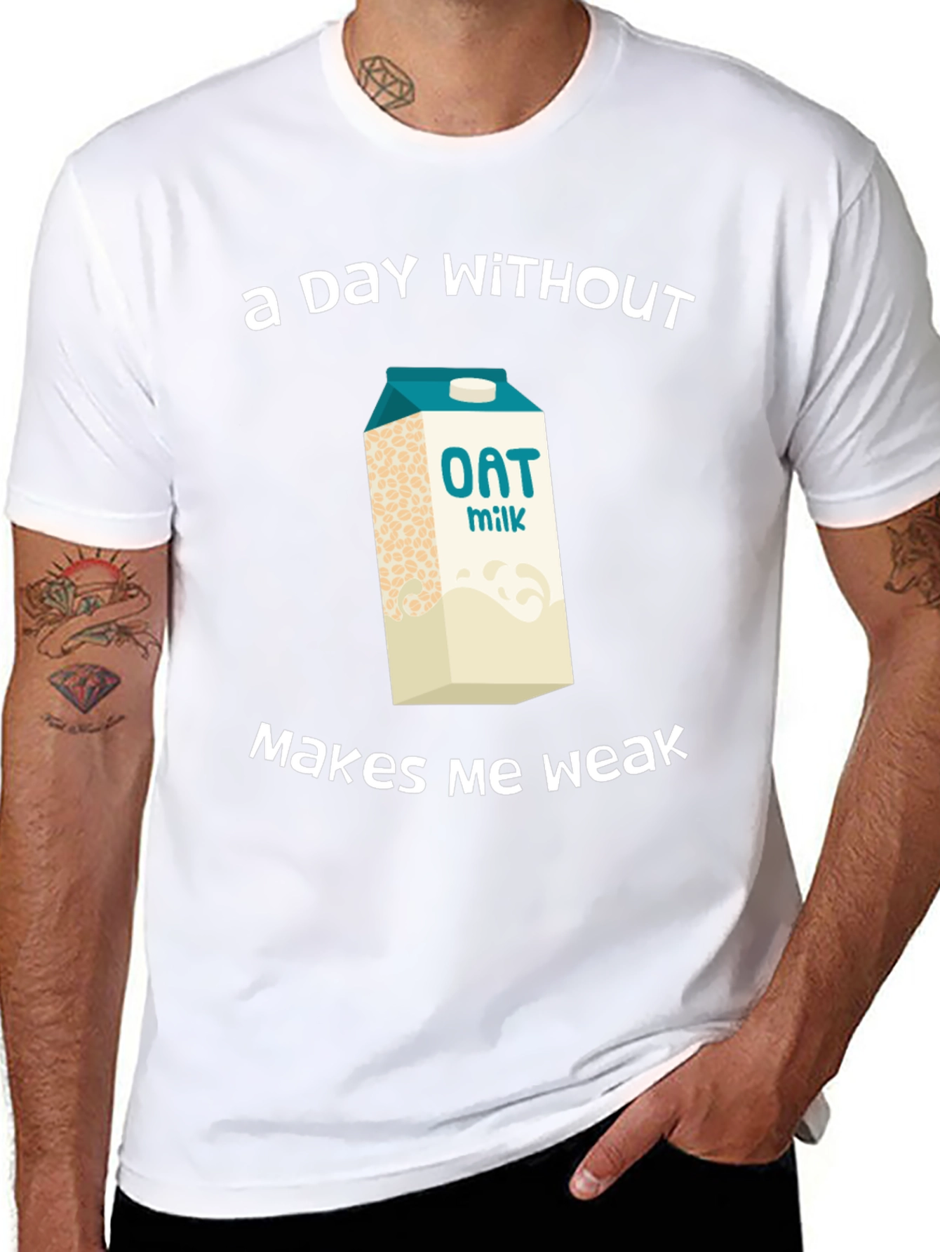 Oat Milk Lover T-Shirt - Makes Me Weak