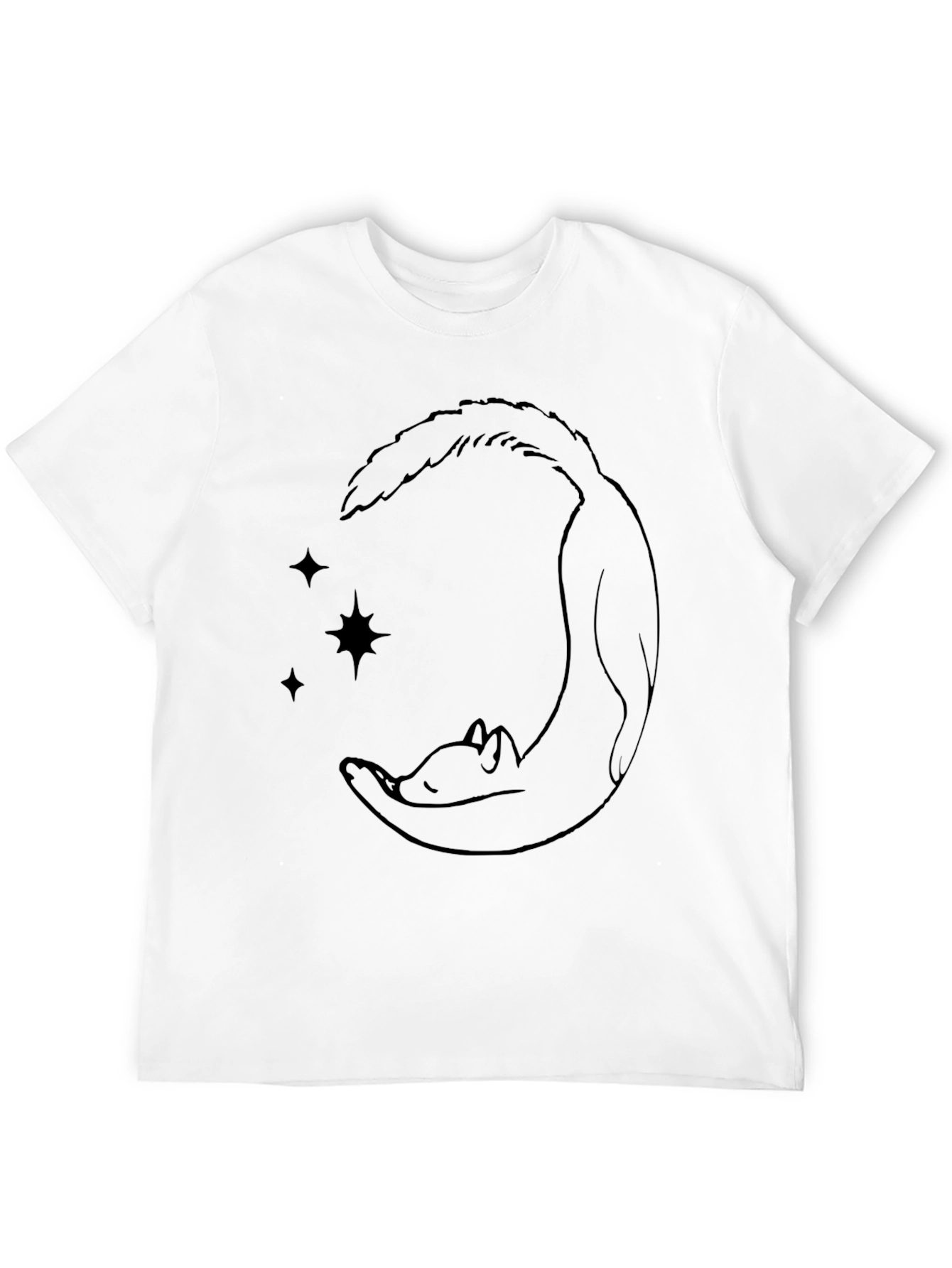 Fox Moon Graphic Tee - Unisex Soft Style
