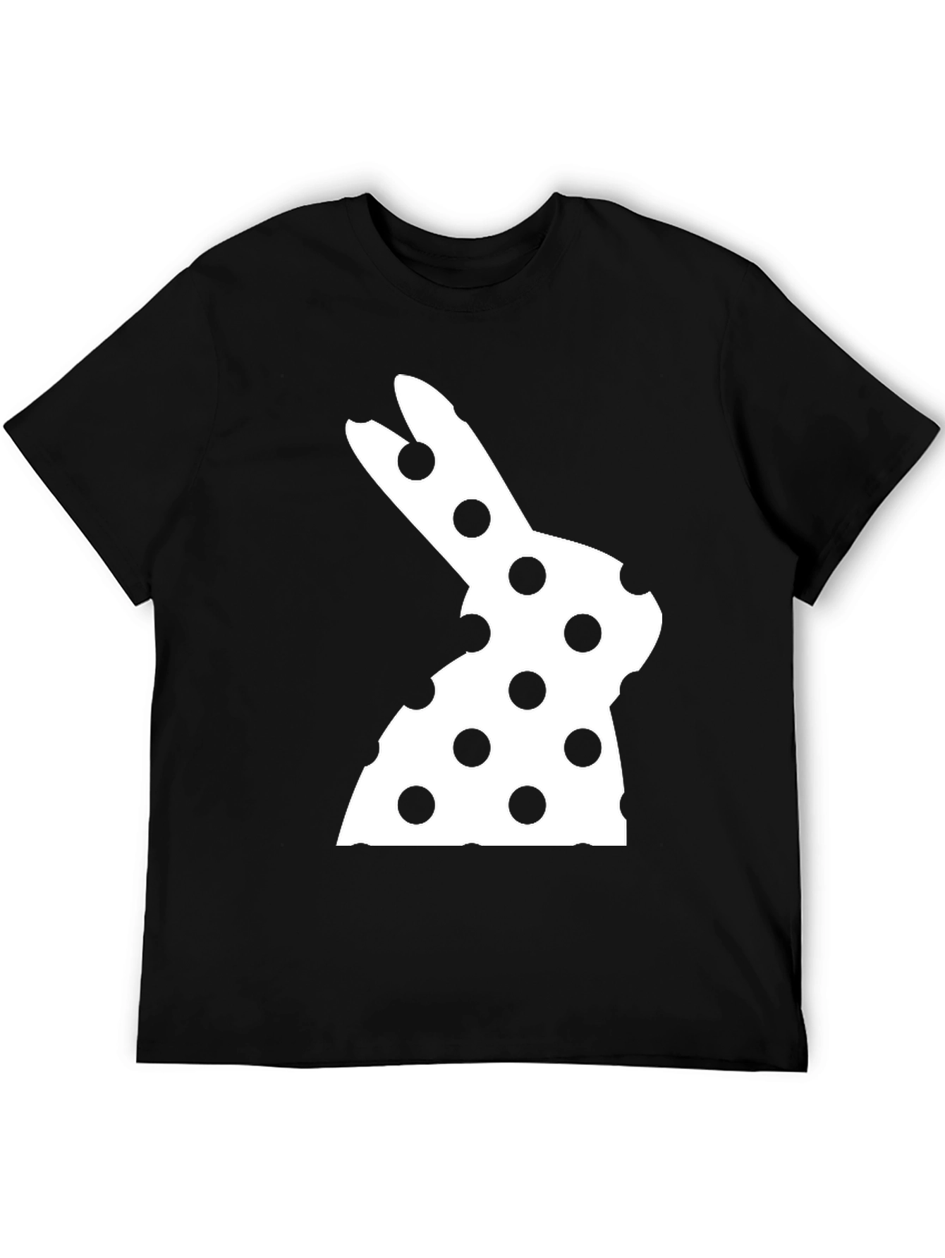Easter Bunny Polka Dot T-Shirt - Fun Holiday Apparel
