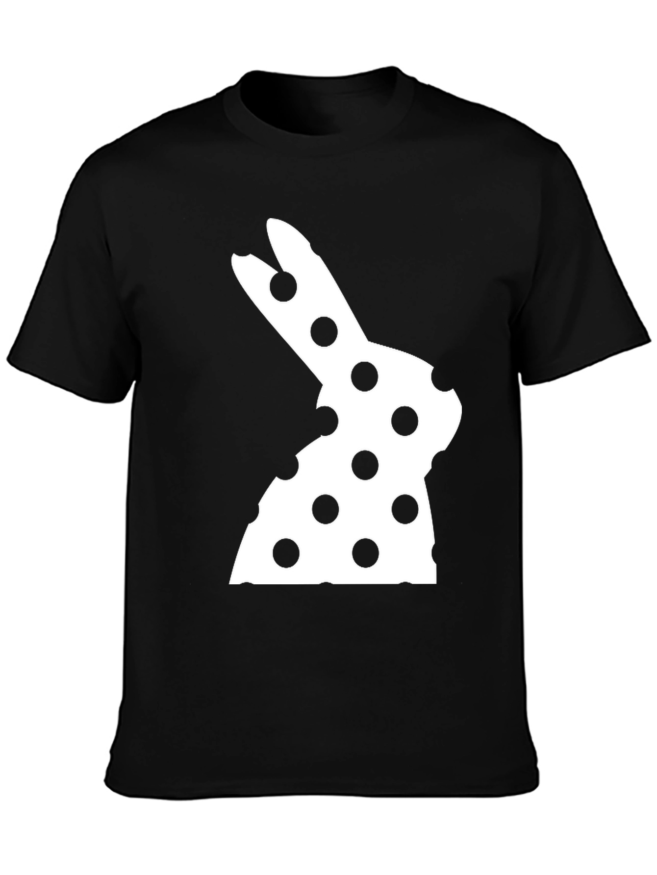 Easter Bunny Polka Dot T-Shirt - Fun Holiday Apparel