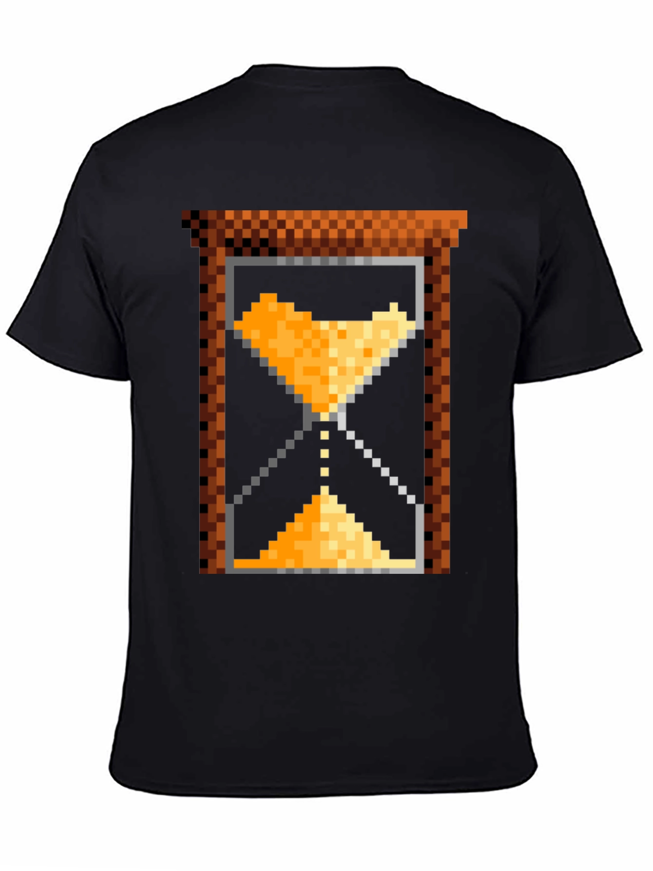 Pixel Art Hourglass T-Shirt - Retro Gaming Style