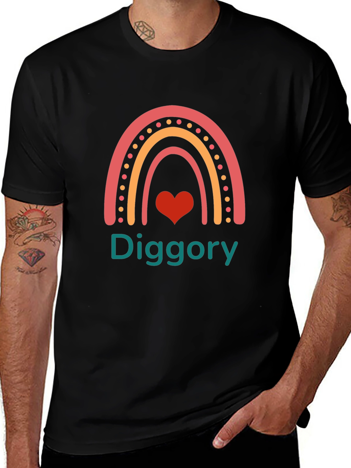 Rainbow Diggory T-Shirt |  Cute Novelty Tee