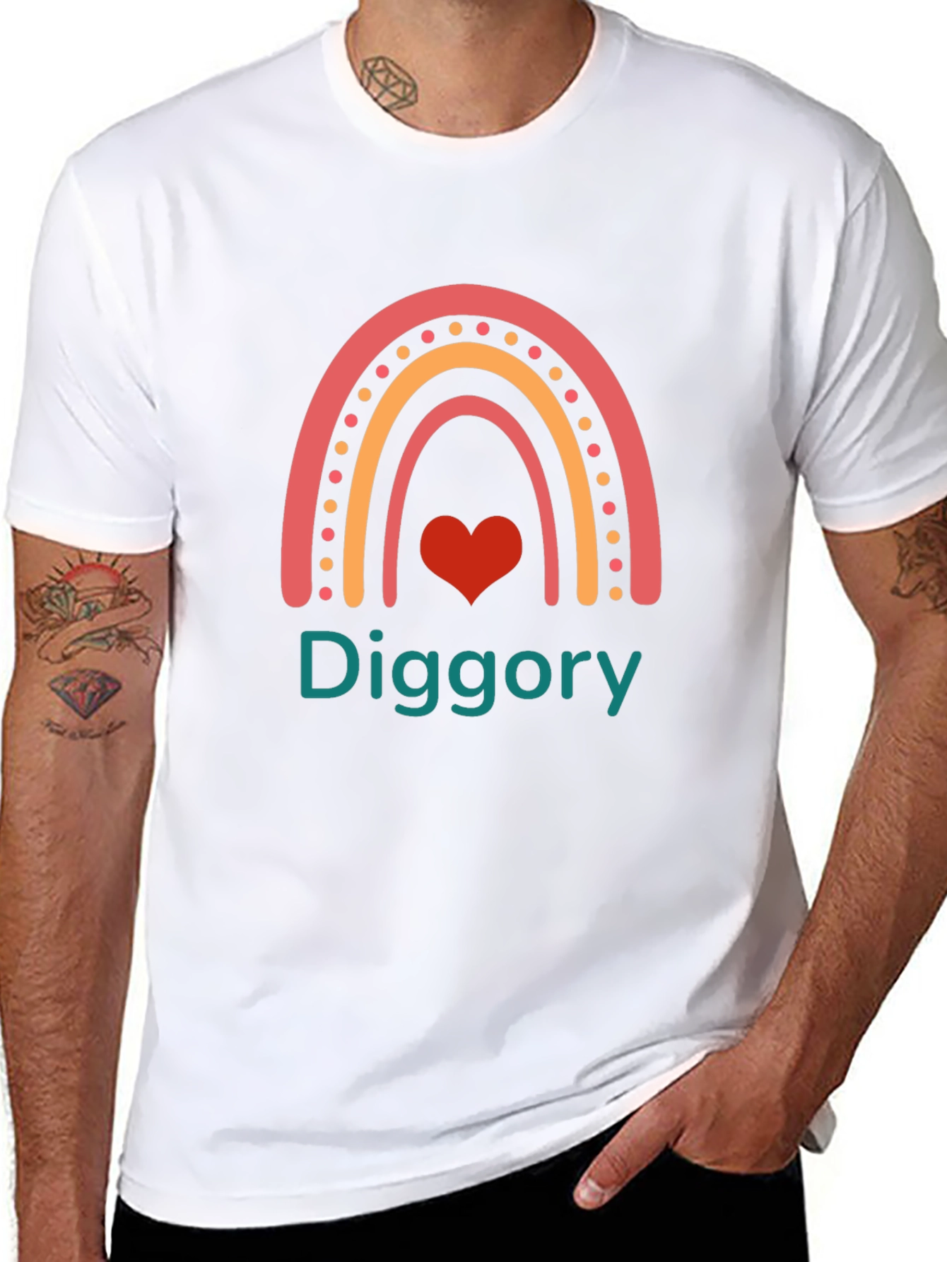 Rainbow Diggory T-Shirt |  Cute Novelty Tee