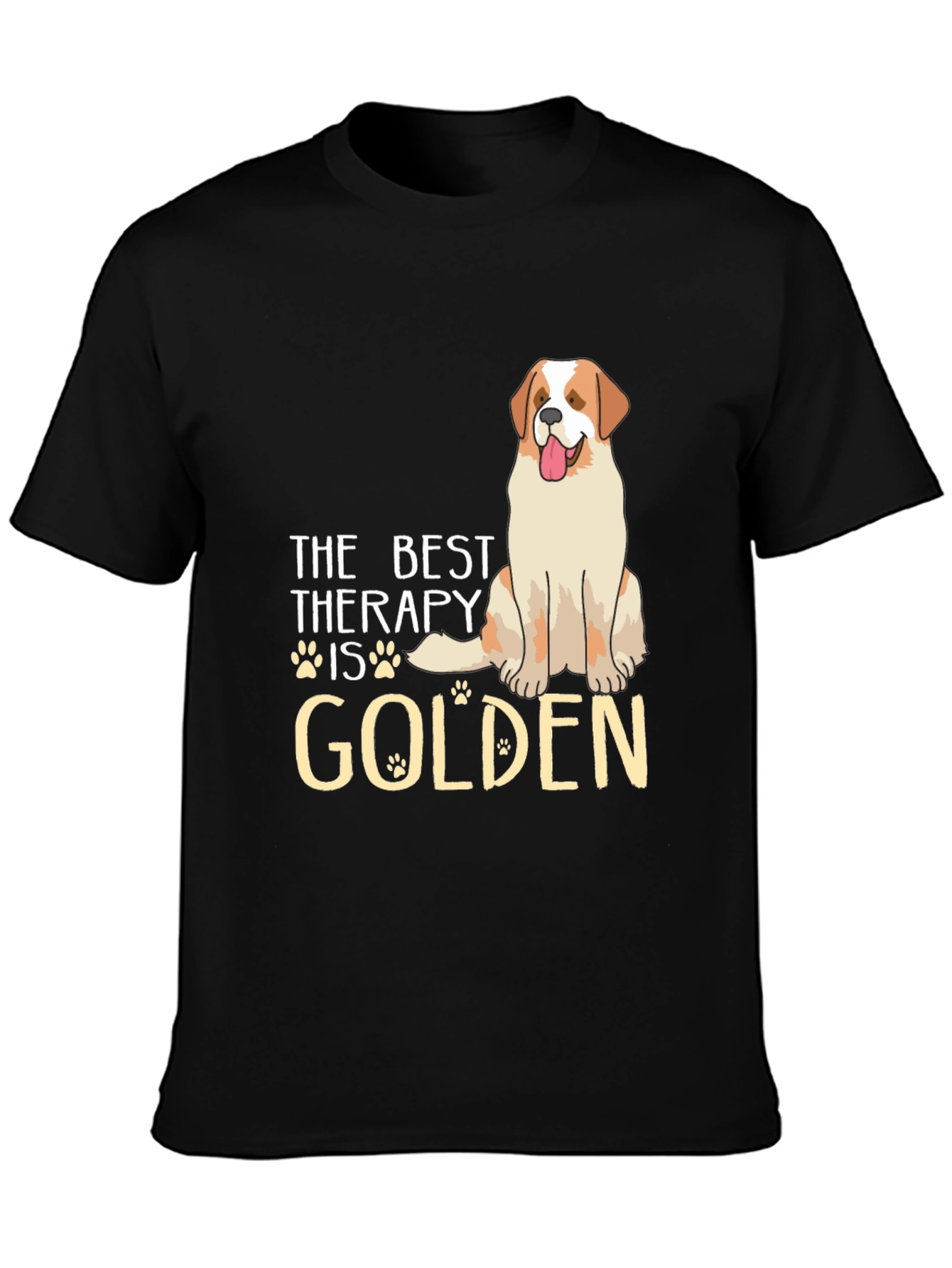 Golden Therapy T-Shirt - Dog Lover Apparel