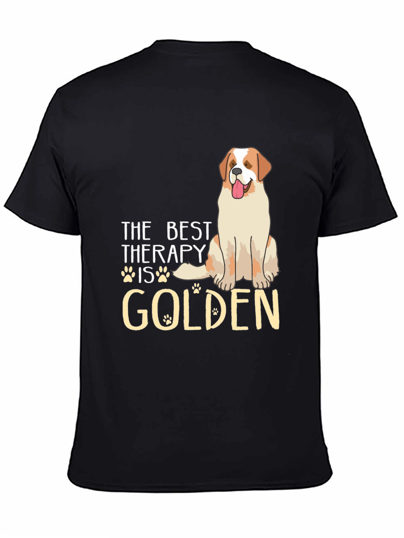 Golden Therapy T-Shirt - Dog Lover Apparel
